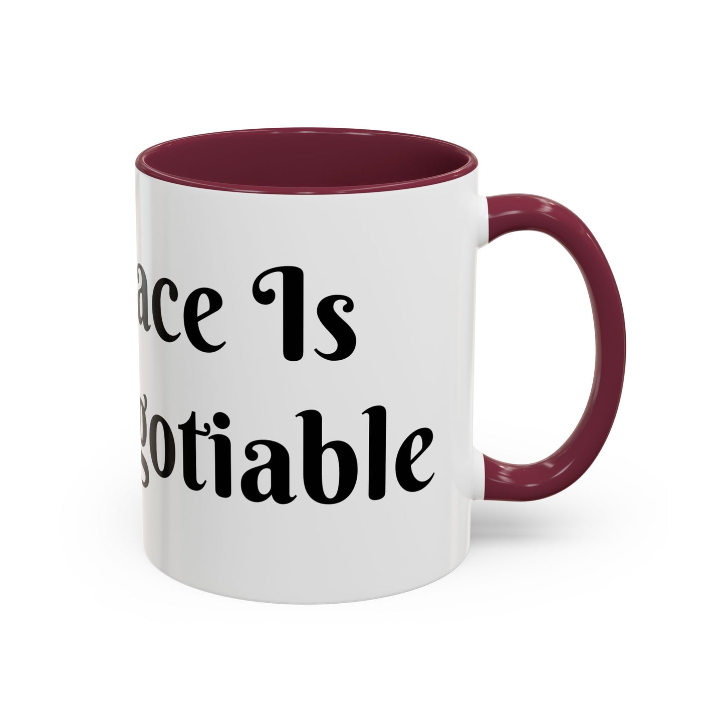 My Peace is Non-Negotiable Mug Perfect for Coffee Lovers
