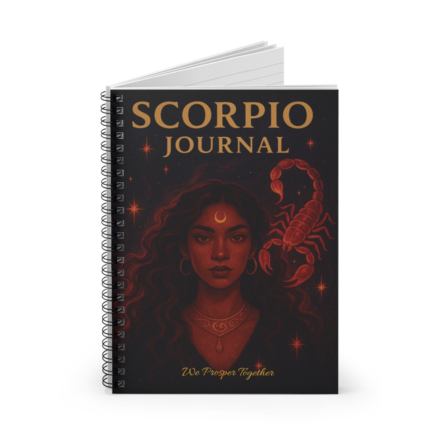 Scorpio Journal — Depth, Alchemy & Divine Transformation ♏🖤