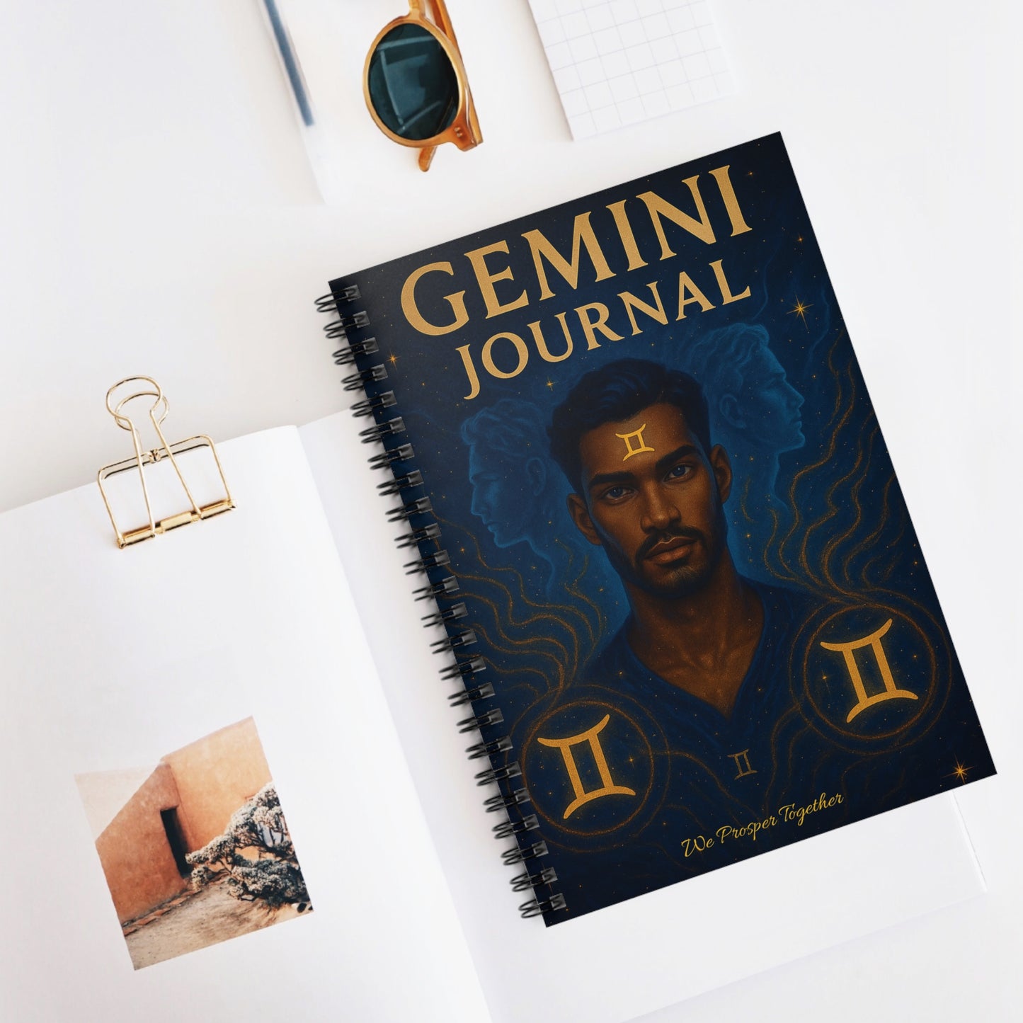 Gemini Journal - Ruled Line Spiral Notebook