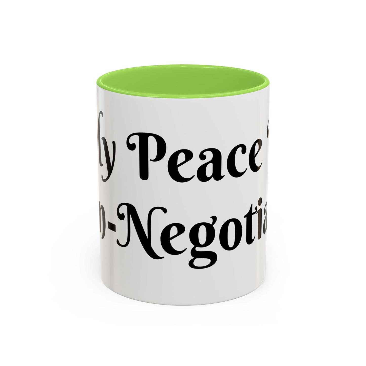 My Peace is Non-Negotiable Mug Perfect for Coffee Lovers