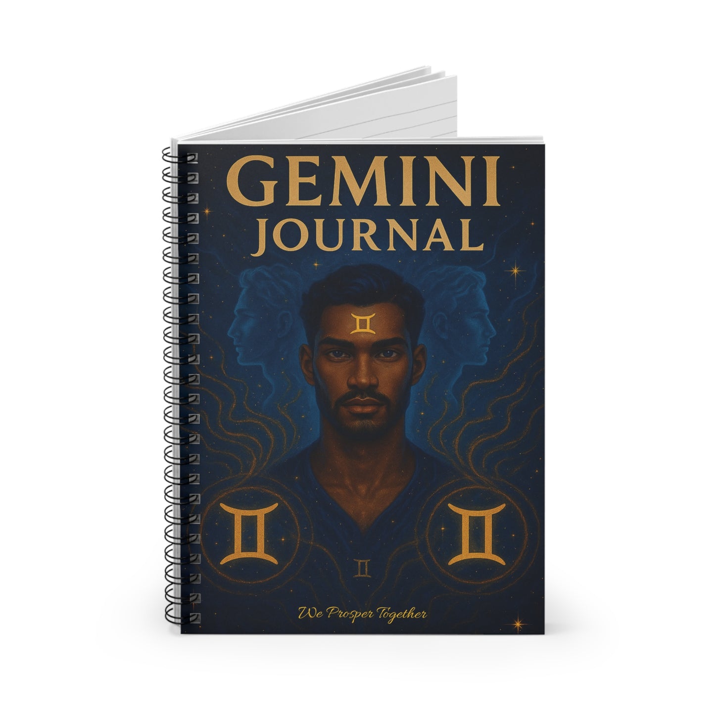 Gemini Journal - Ruled Line Spiral Notebook