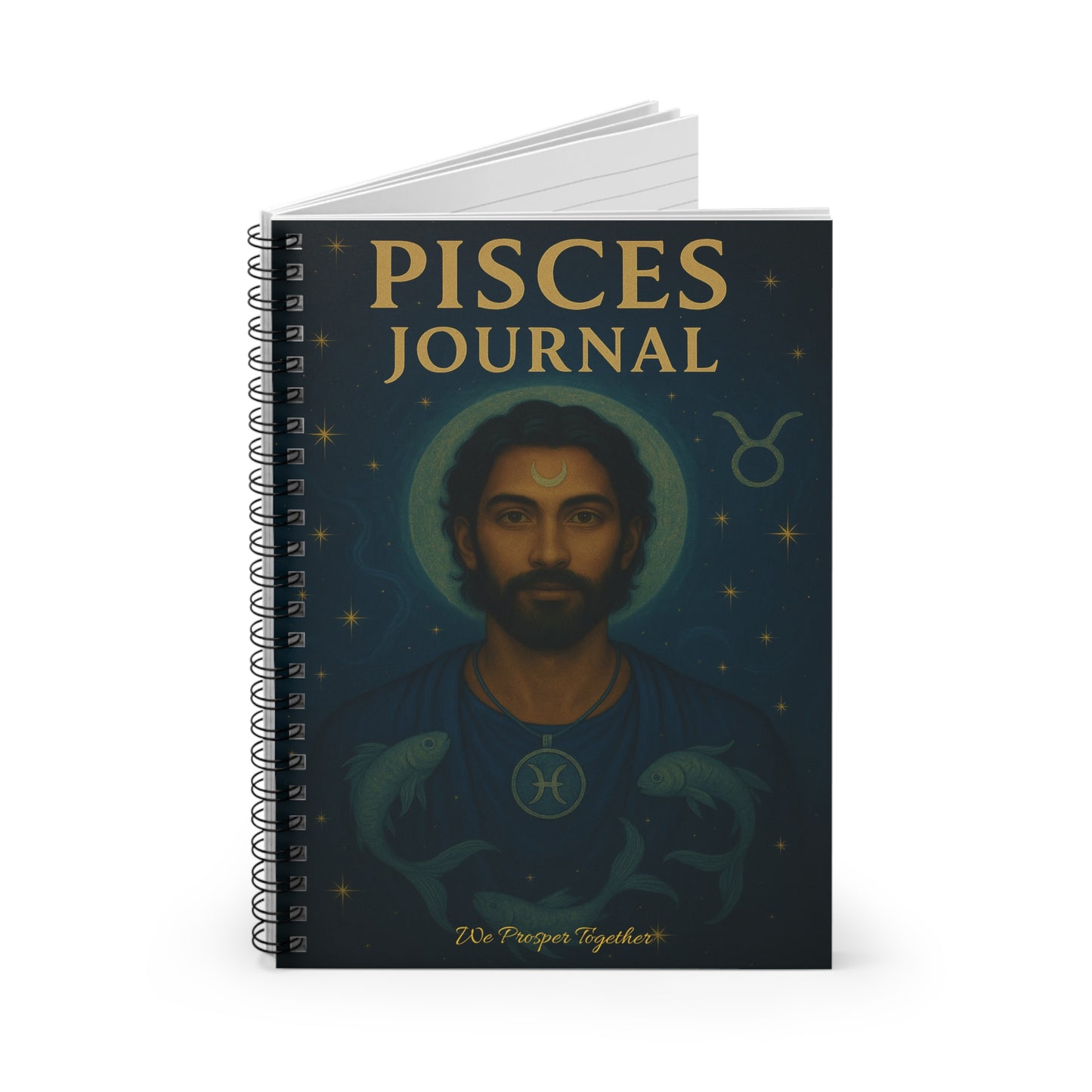 Pisces Journal - Spiral Notebook