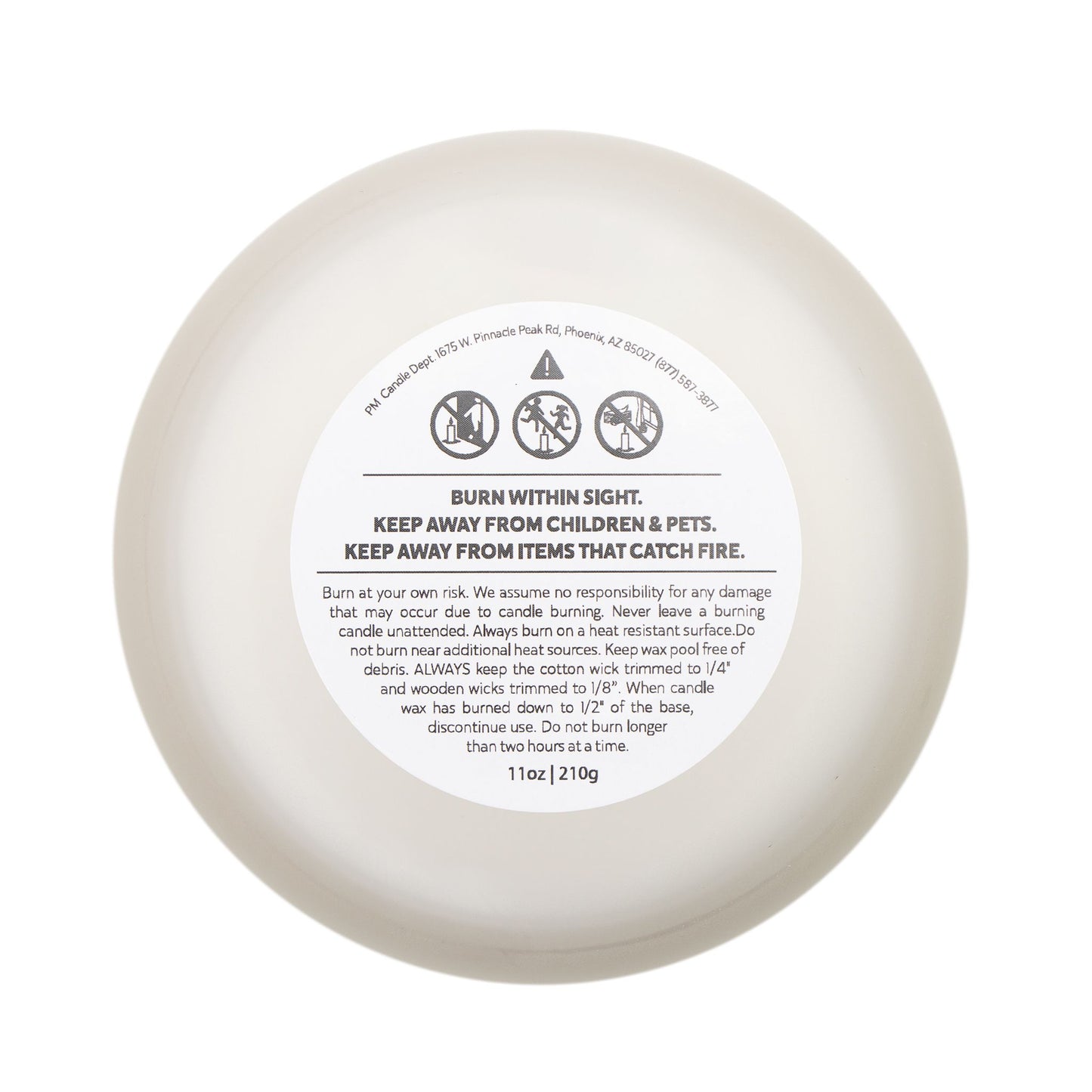 Self-Love Frosted Candle Coded for Personal Power