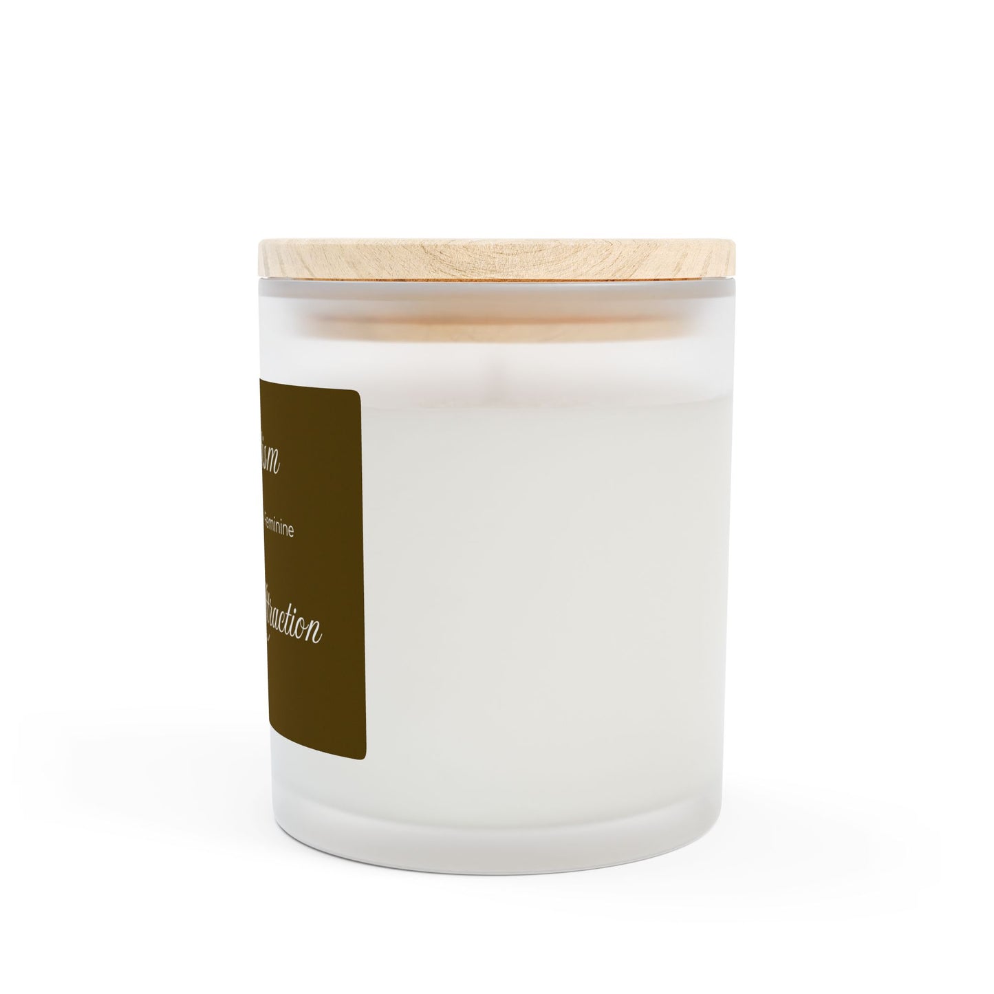 Magnetism Frosted Candle – Coded for Attraction
