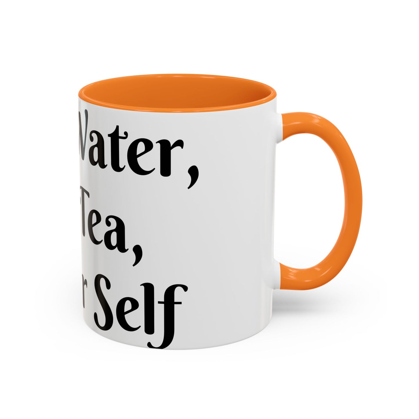 Holy Water, Hot Tea, Higher Self Mug for Hot Beverages, Motivational Coffee Cup, Gift for Self-Care, Relaxation, Daily Affirmations, Home Office Decor