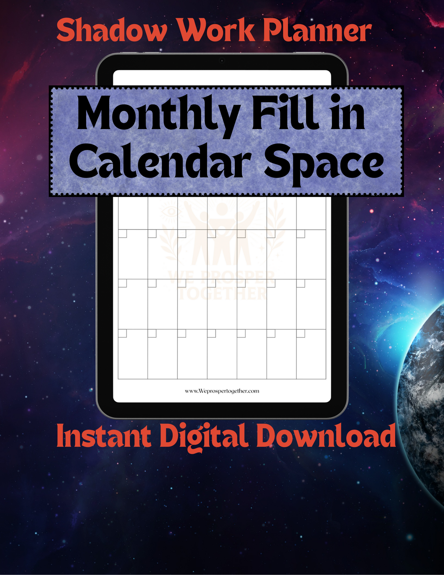 🌘 2025–2026 Shadow Work Planner