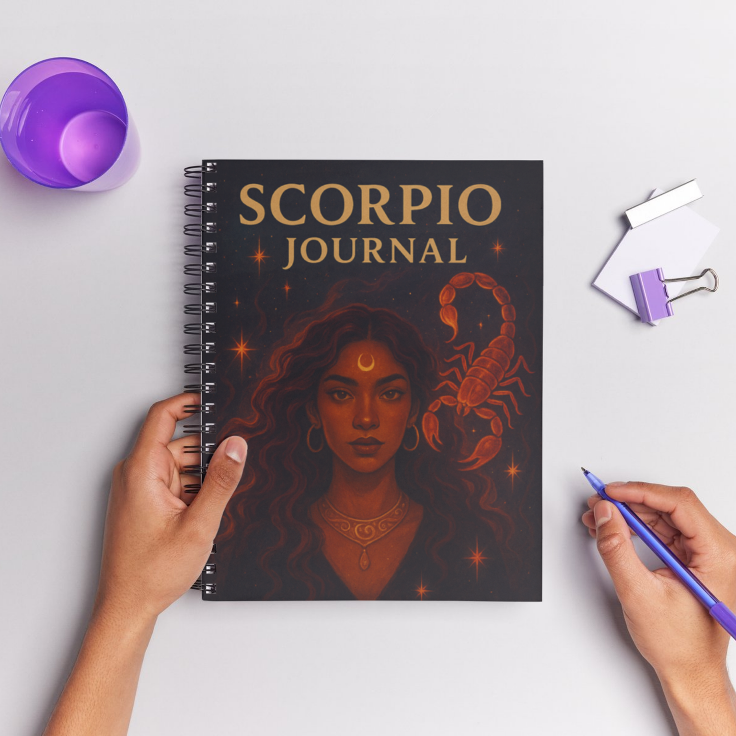 Scorpio Journal — Depth, Alchemy & Divine Transformation ♏🖤