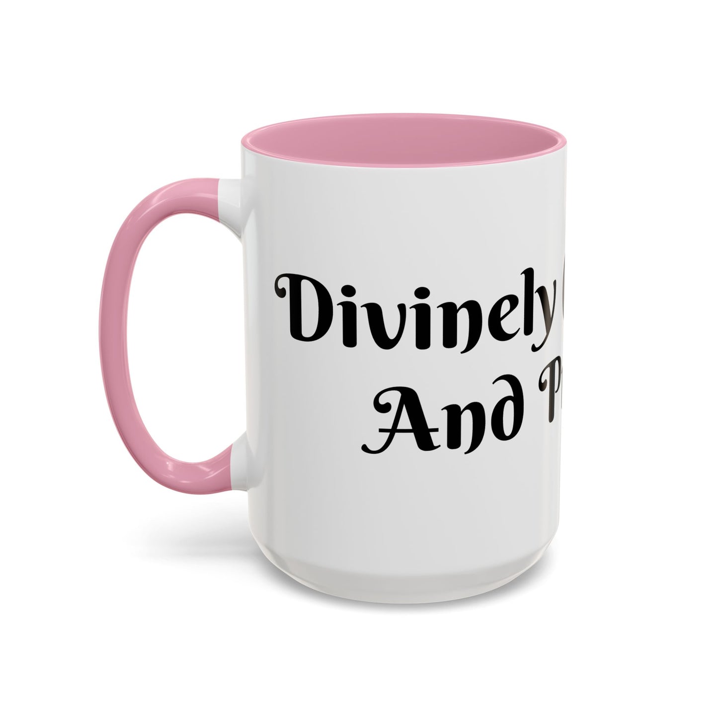 Divinely Caffeinated and Protected Mug Perfect for Coffee Lovers