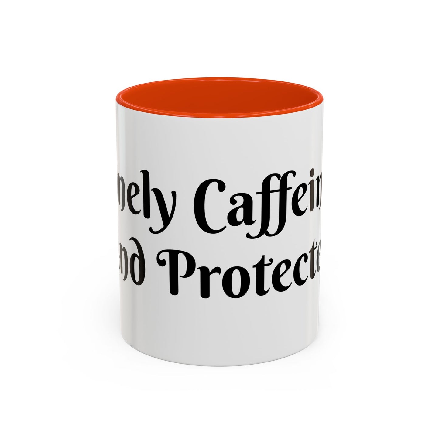 Divinely Caffeinated and Protected Mug Perfect for Coffee Lovers