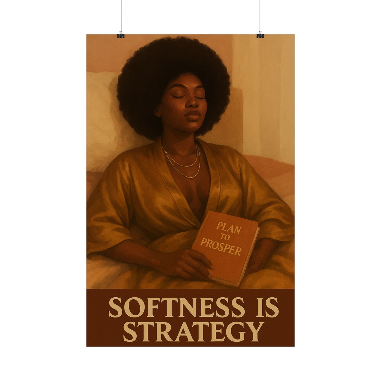 Softness Is Strategy – Rolled Wall Art Poster