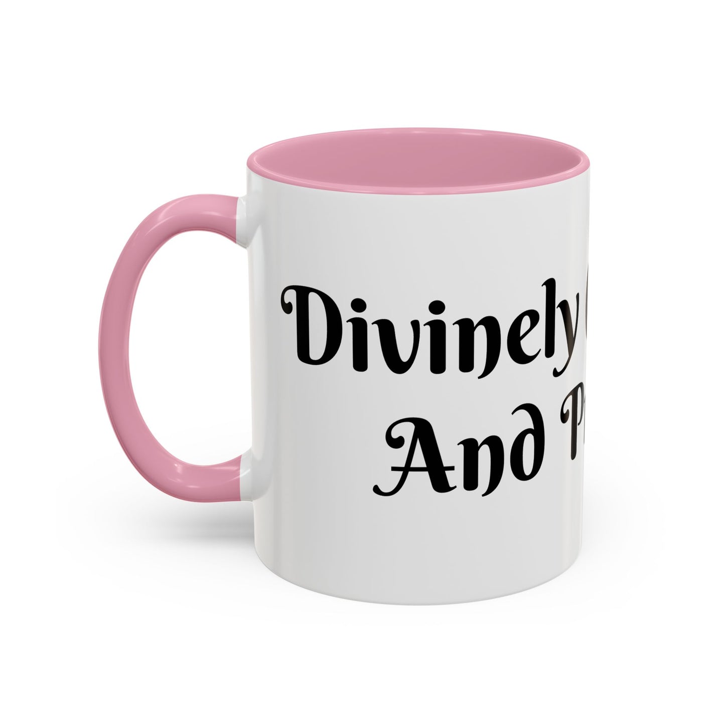 Divinely Caffeinated and Protected Mug Perfect for Coffee Lovers