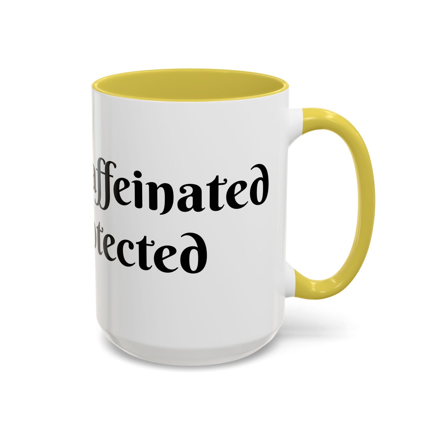 Divinely Caffeinated and Protected Mug Perfect for Coffee Lovers