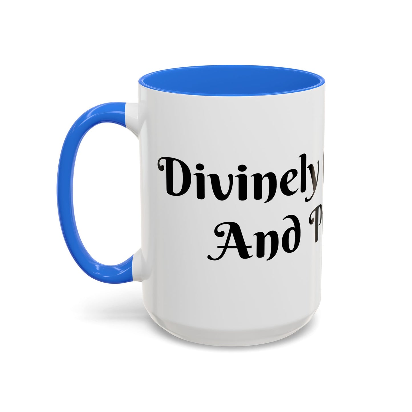 Divinely Caffeinated and Protected Mug Perfect for Coffee Lovers