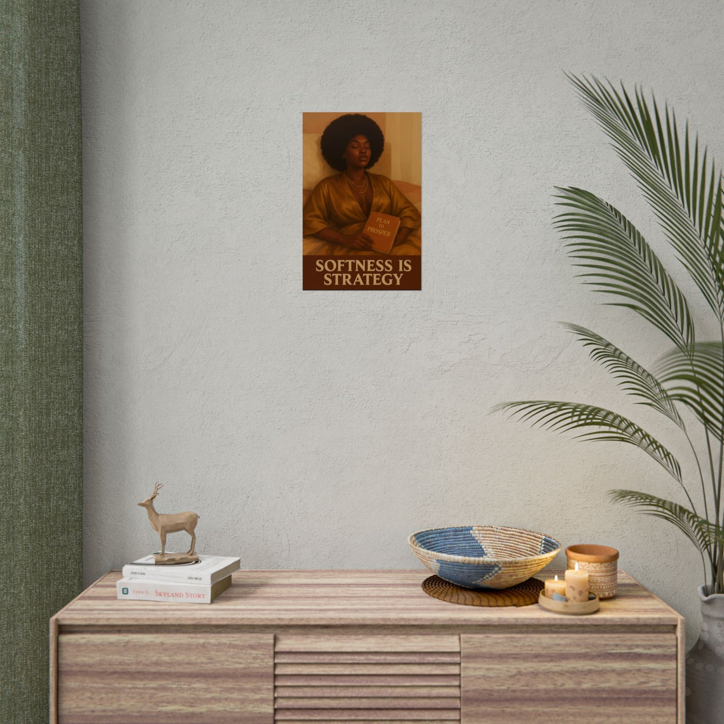 Softness Is Strategy – Rolled Wall Art Poster