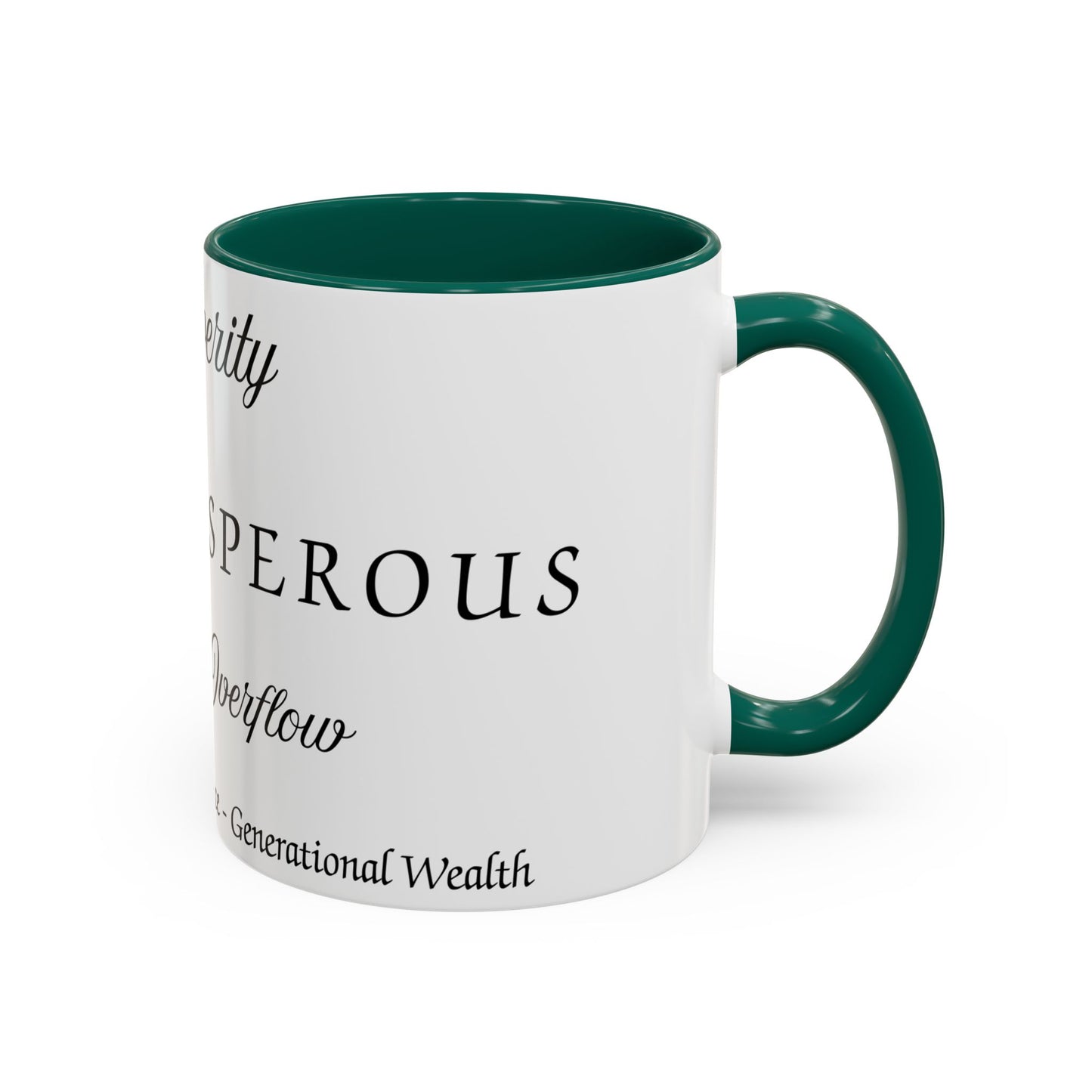 Prosperity Intention Mug Affirmation For Prosperity