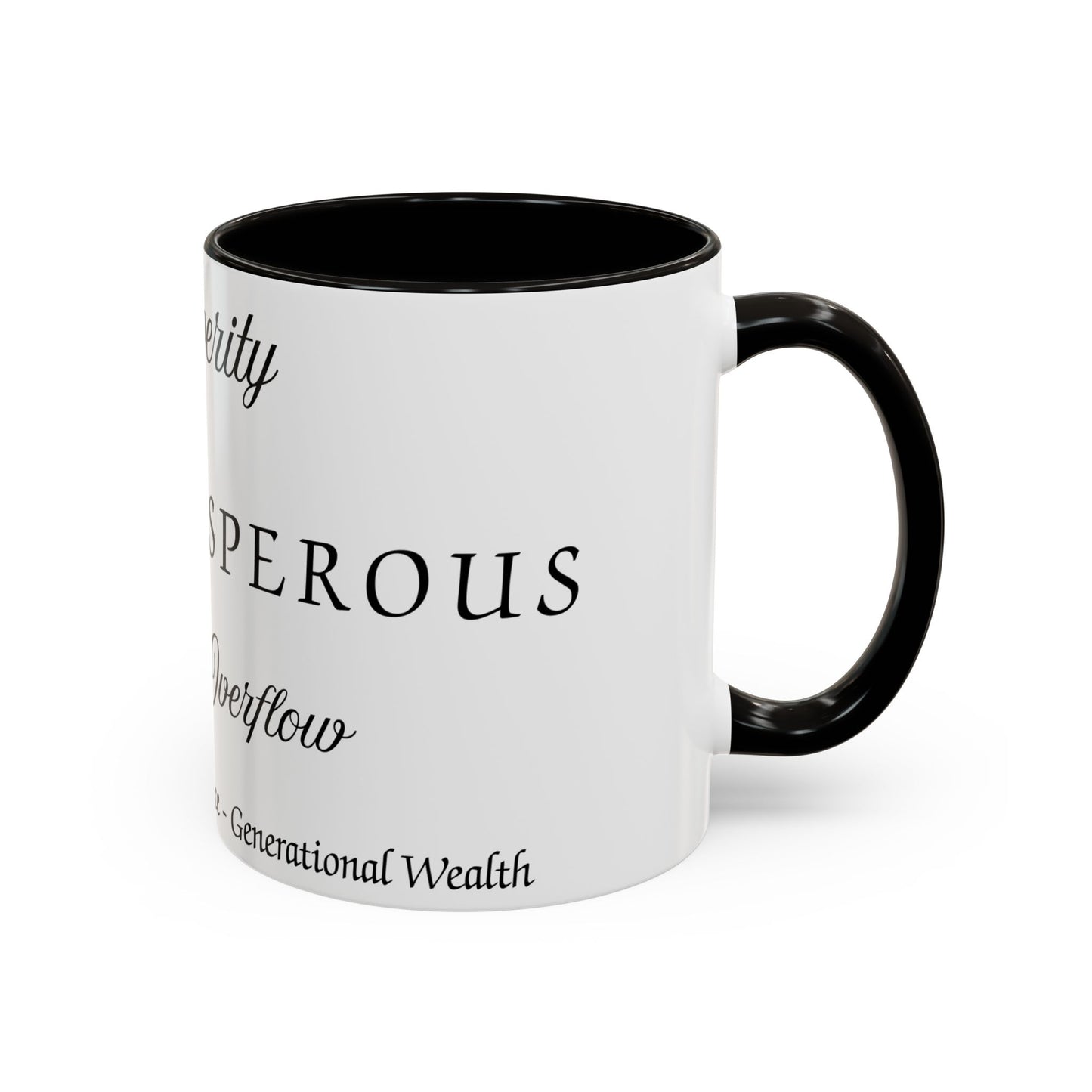 Prosperity Intention Mug Affirmation For Prosperity