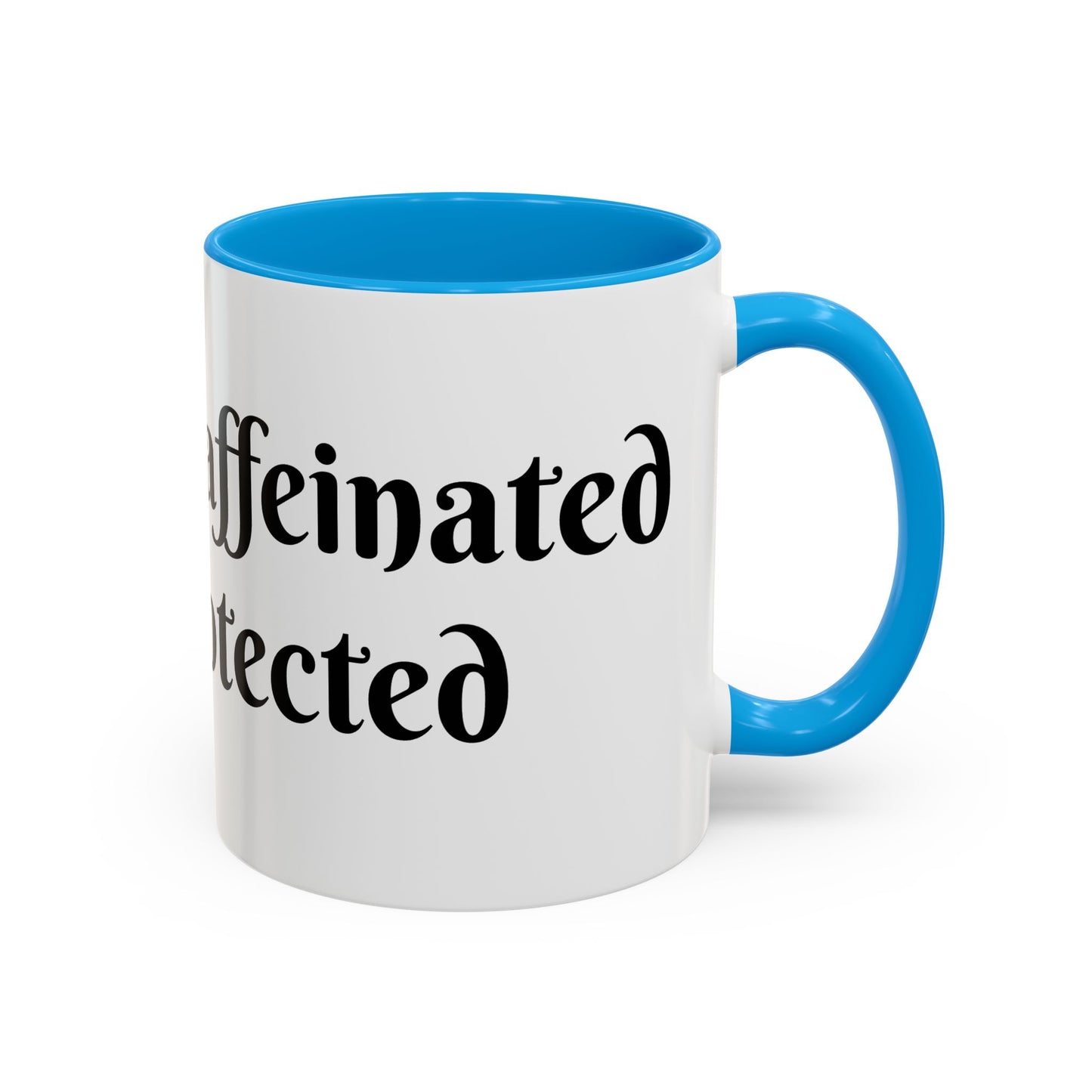 Divinely Caffeinated and Protected Mug Perfect for Coffee Lovers