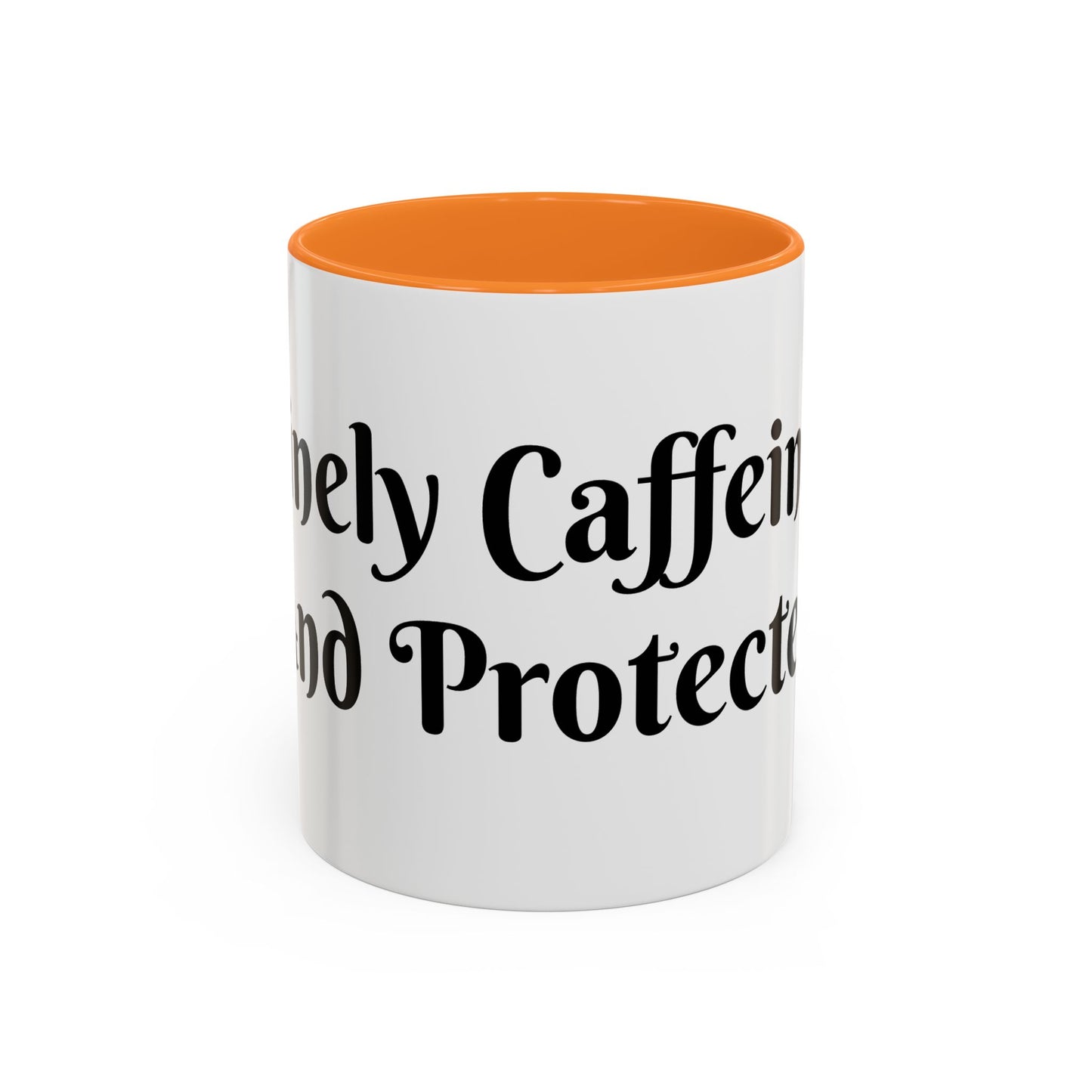 Divinely Caffeinated and Protected Mug Perfect for Coffee Lovers