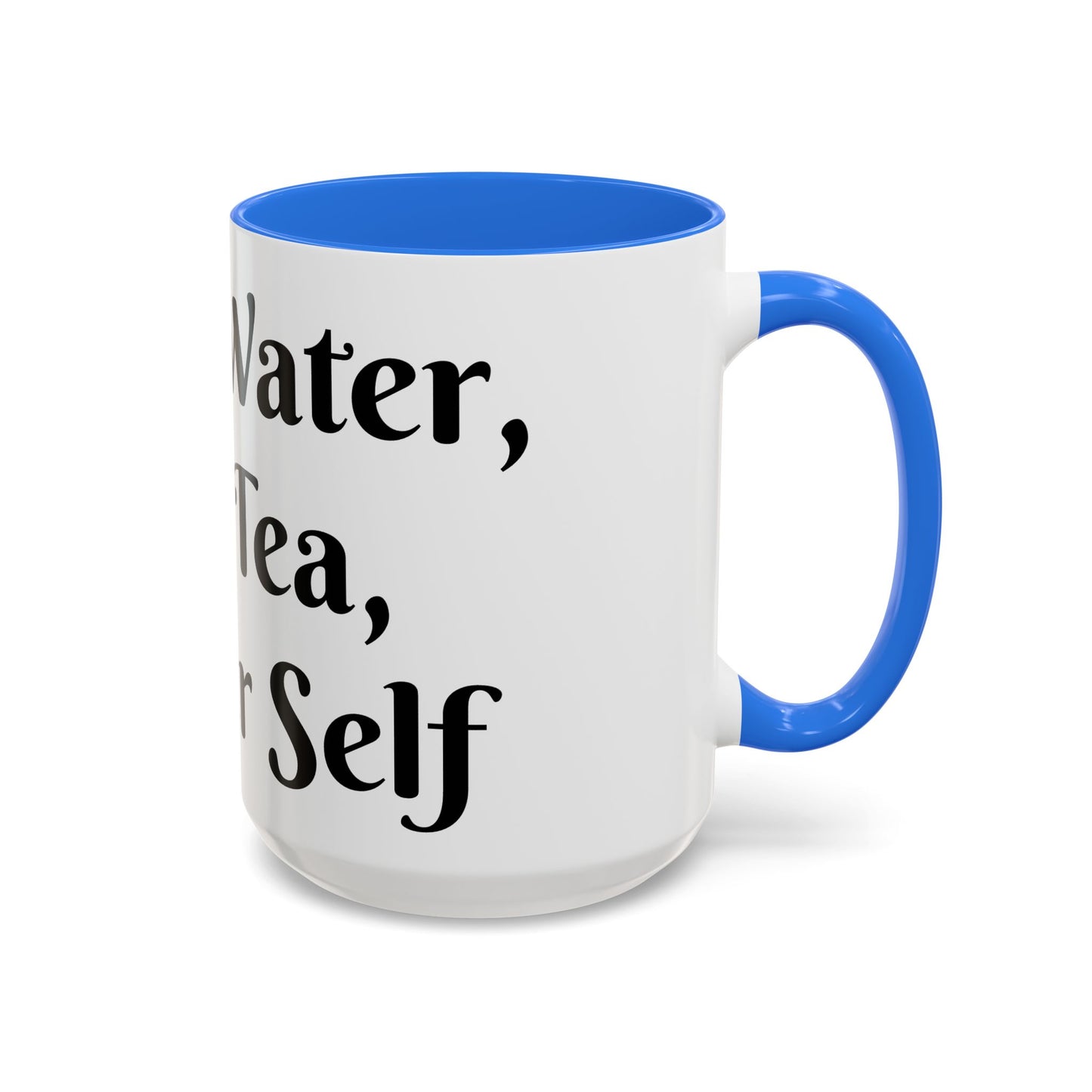 Holy Water, Hot Tea, Higher Self Mug for Hot Beverages, Motivational Coffee Cup, Gift for Self-Care, Relaxation, Daily Affirmations, Home Office Decor