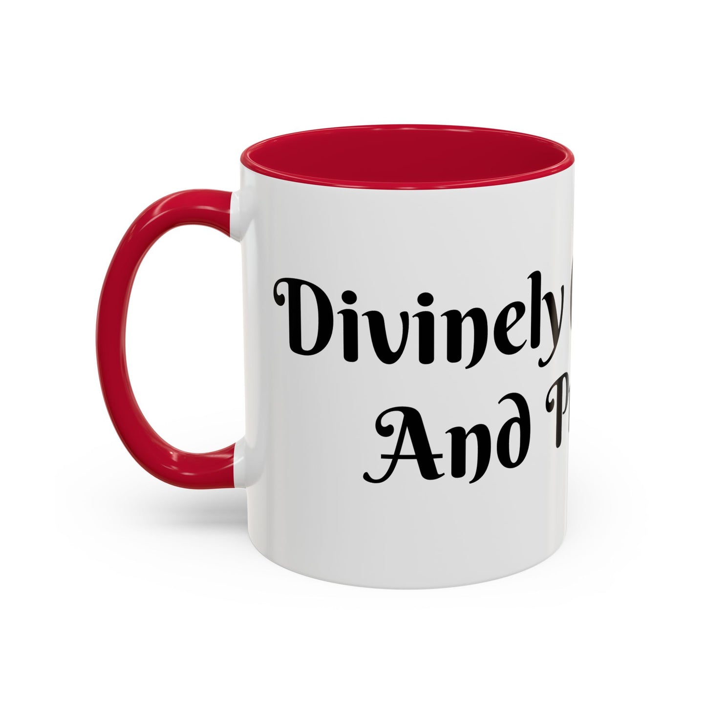 Divinely Caffeinated and Protected Mug Perfect for Coffee Lovers