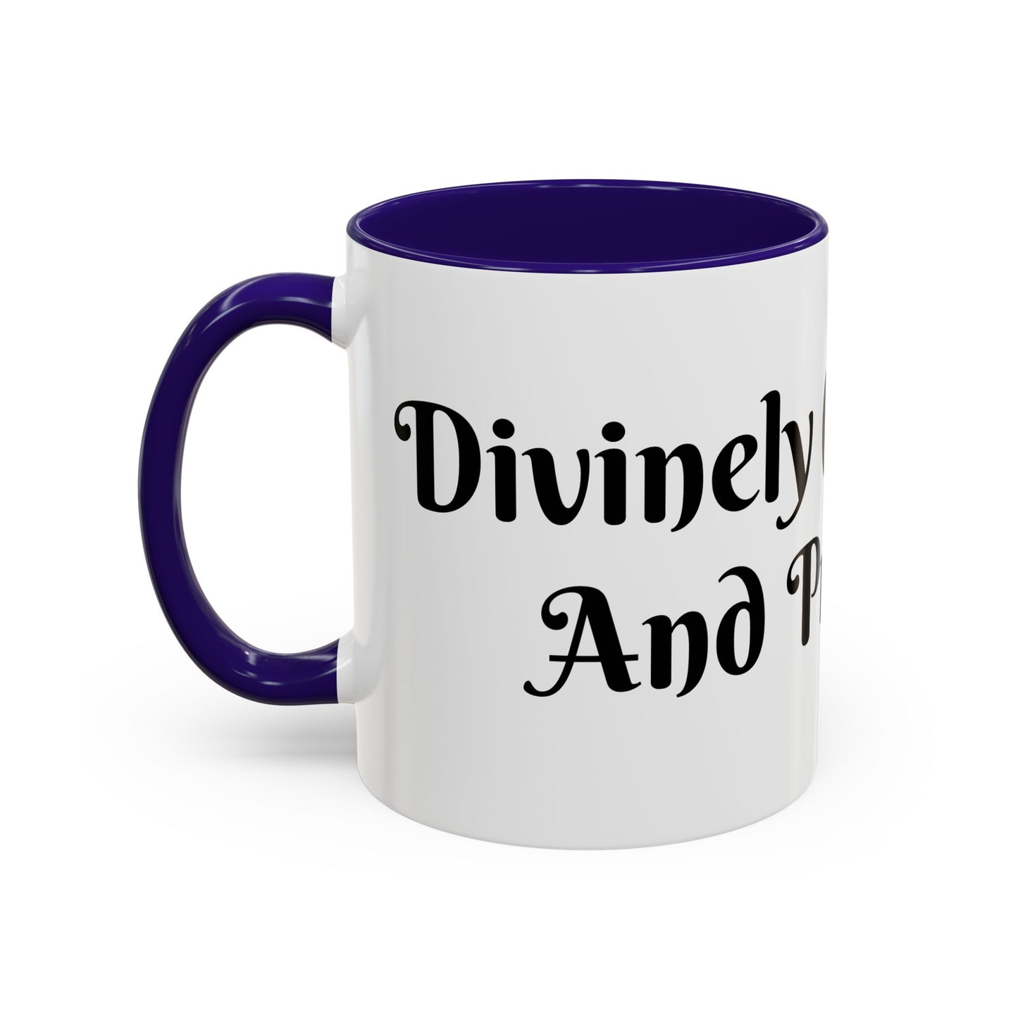 Divinely Caffeinated and Protected Mug Perfect for Coffee Lovers