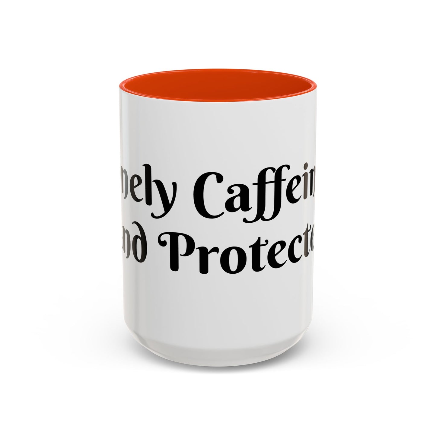 Divinely Caffeinated and Protected Mug Perfect for Coffee Lovers