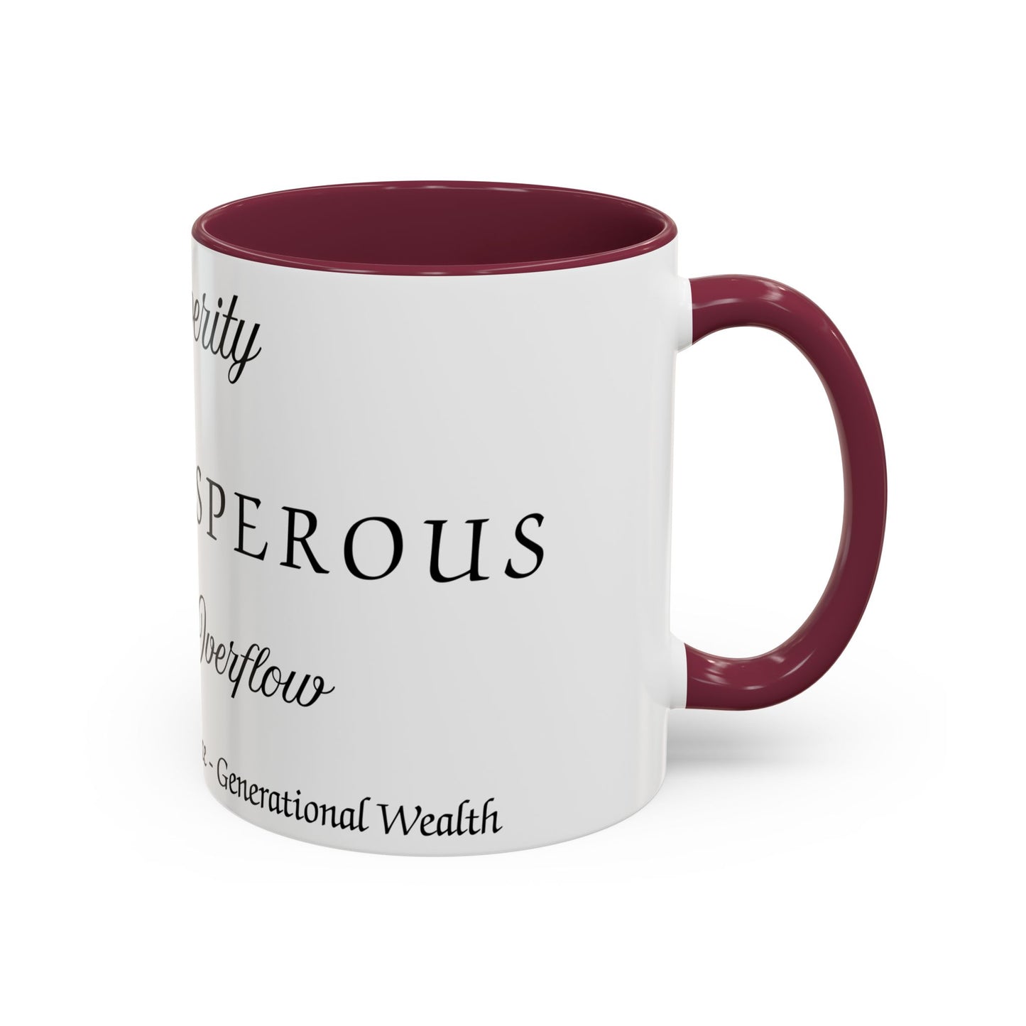 Prosperity Intention Mug Affirmation For Prosperity
