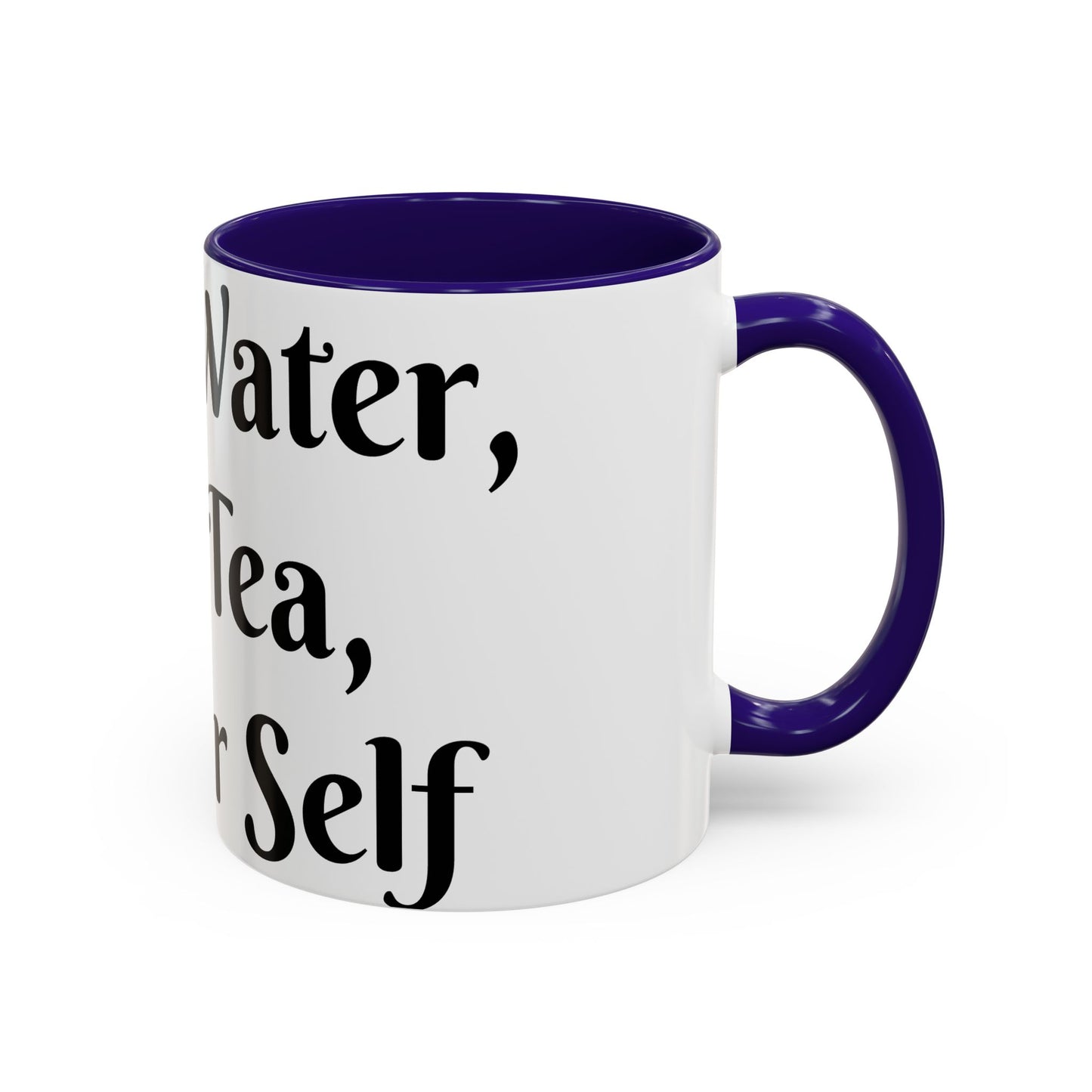 Holy Water, Hot Tea, Higher Self Mug for Hot Beverages, Motivational Coffee Cup, Gift for Self-Care, Relaxation, Daily Affirmations, Home Office Decor