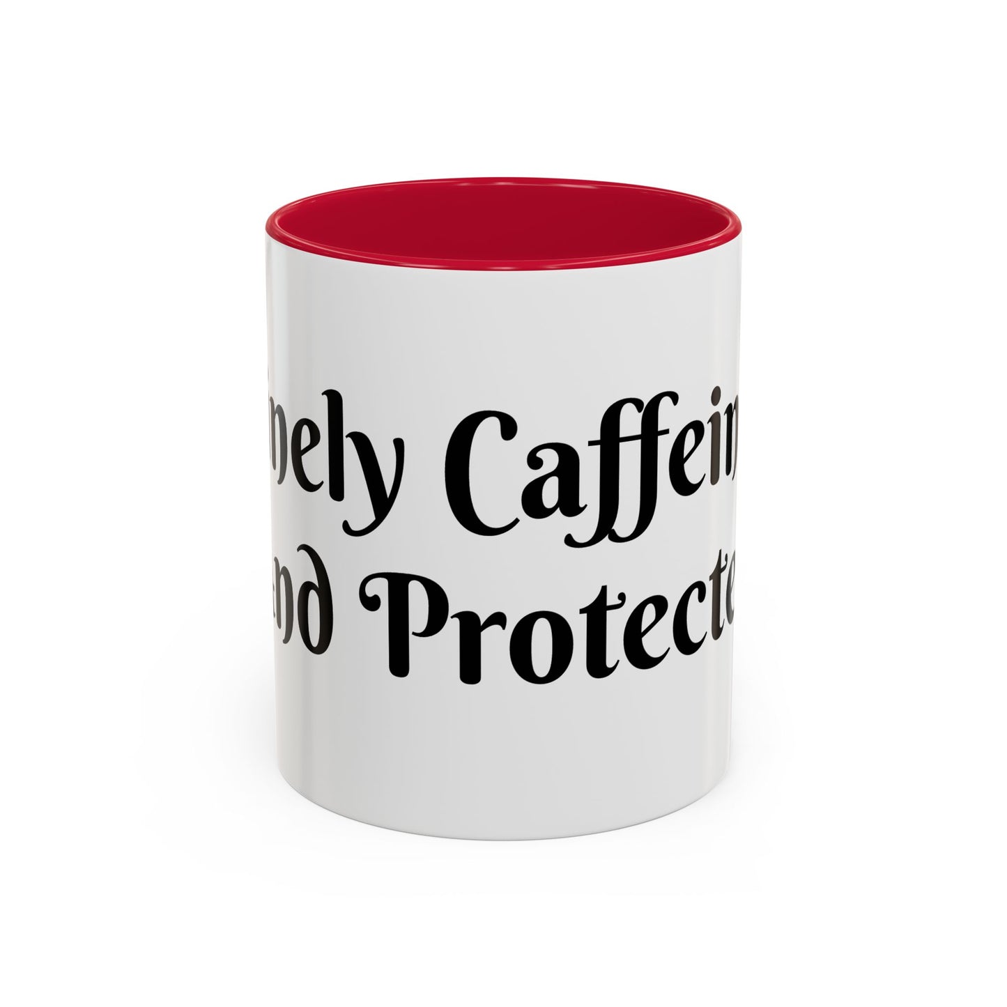 Divinely Caffeinated and Protected Mug Perfect for Coffee Lovers