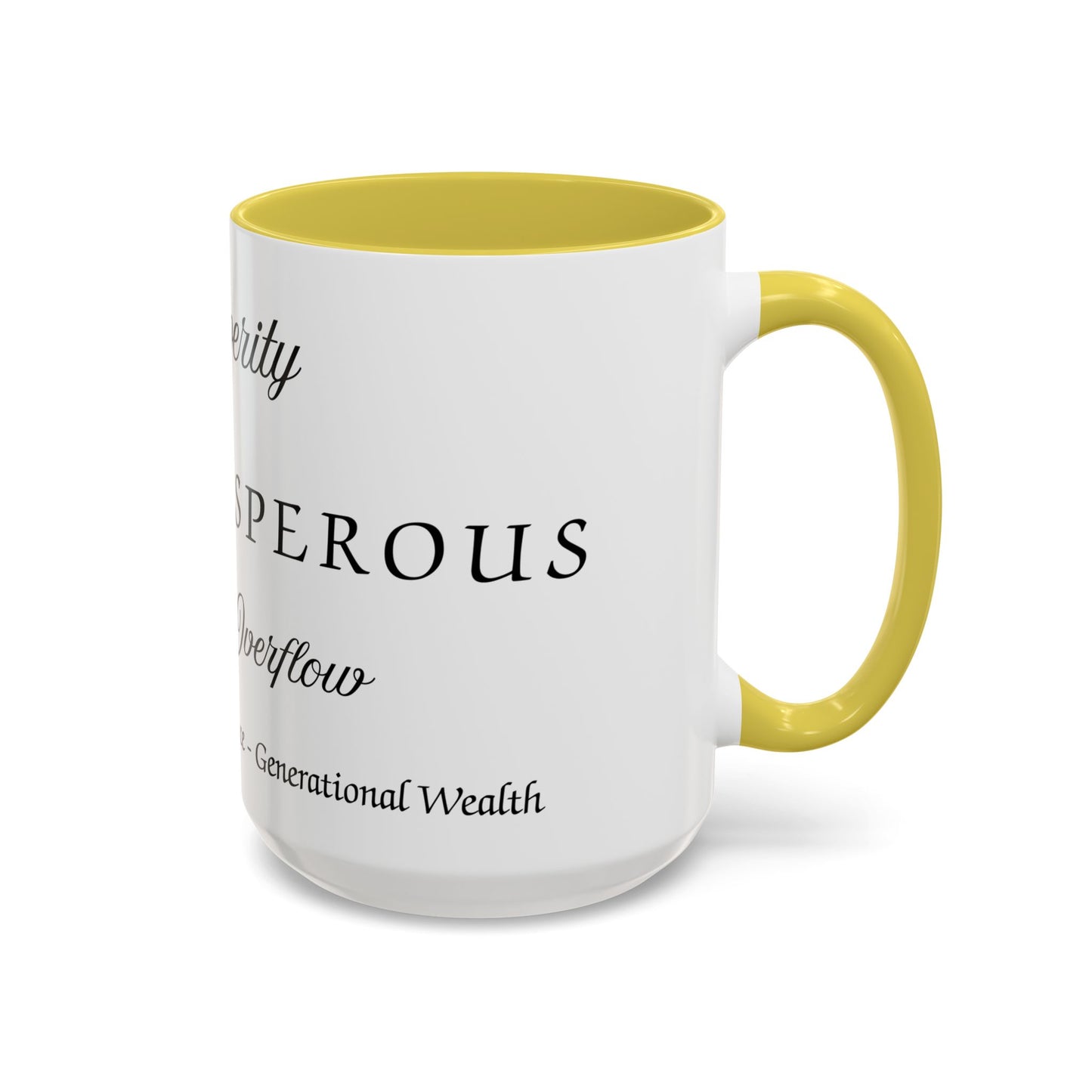 Prosperity Intention Mug Affirmation For Prosperity