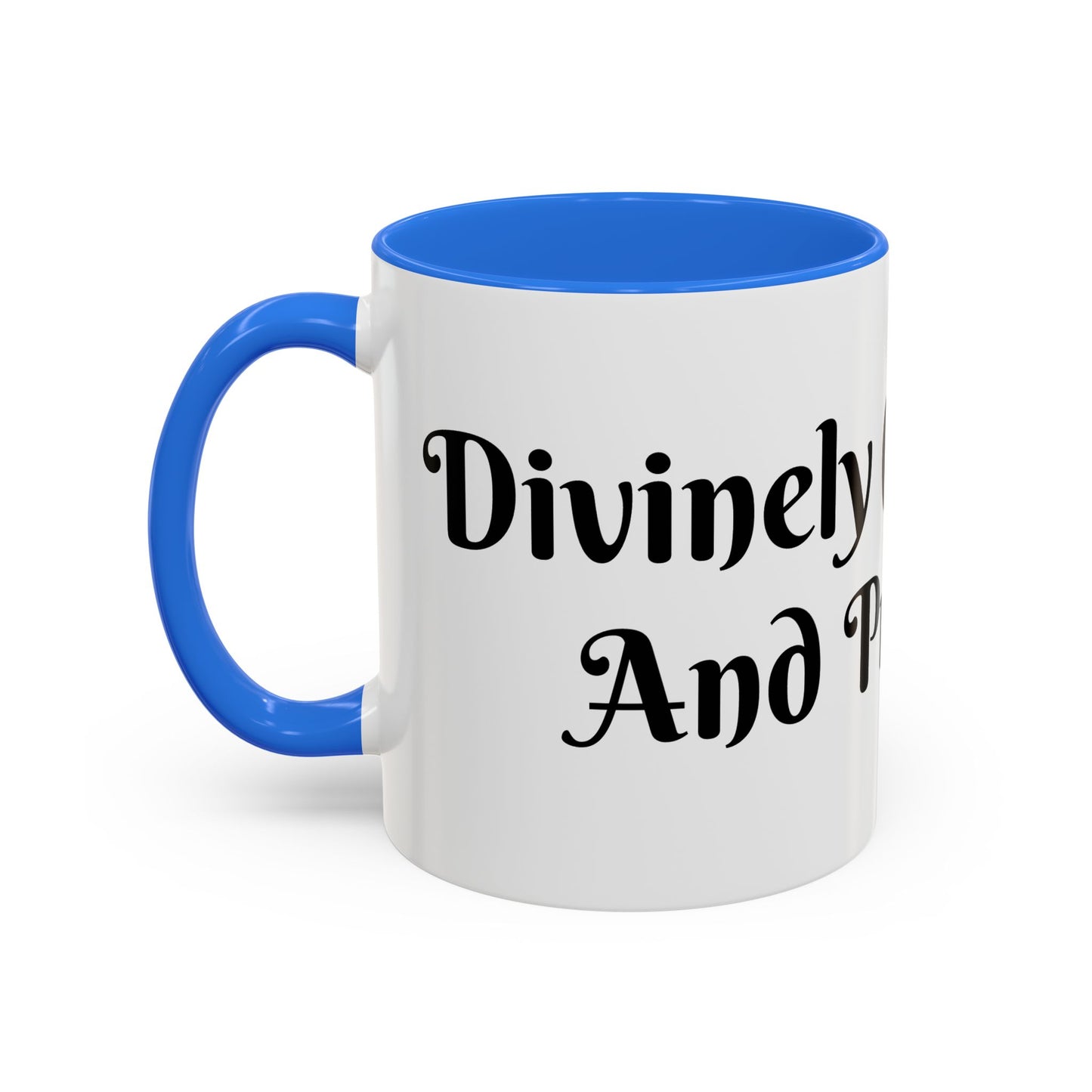Divinely Caffeinated and Protected Mug Perfect for Coffee Lovers