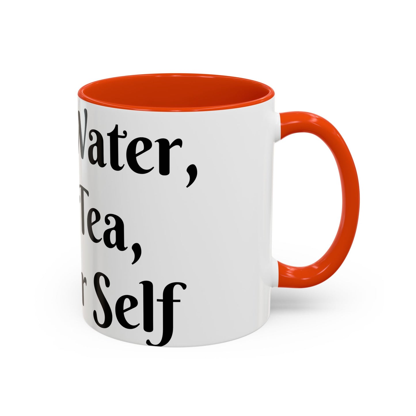 Holy Water, Hot Tea, Higher Self Mug for Hot Beverages, Motivational Coffee Cup, Gift for Self-Care, Relaxation, Daily Affirmations, Home Office Decor