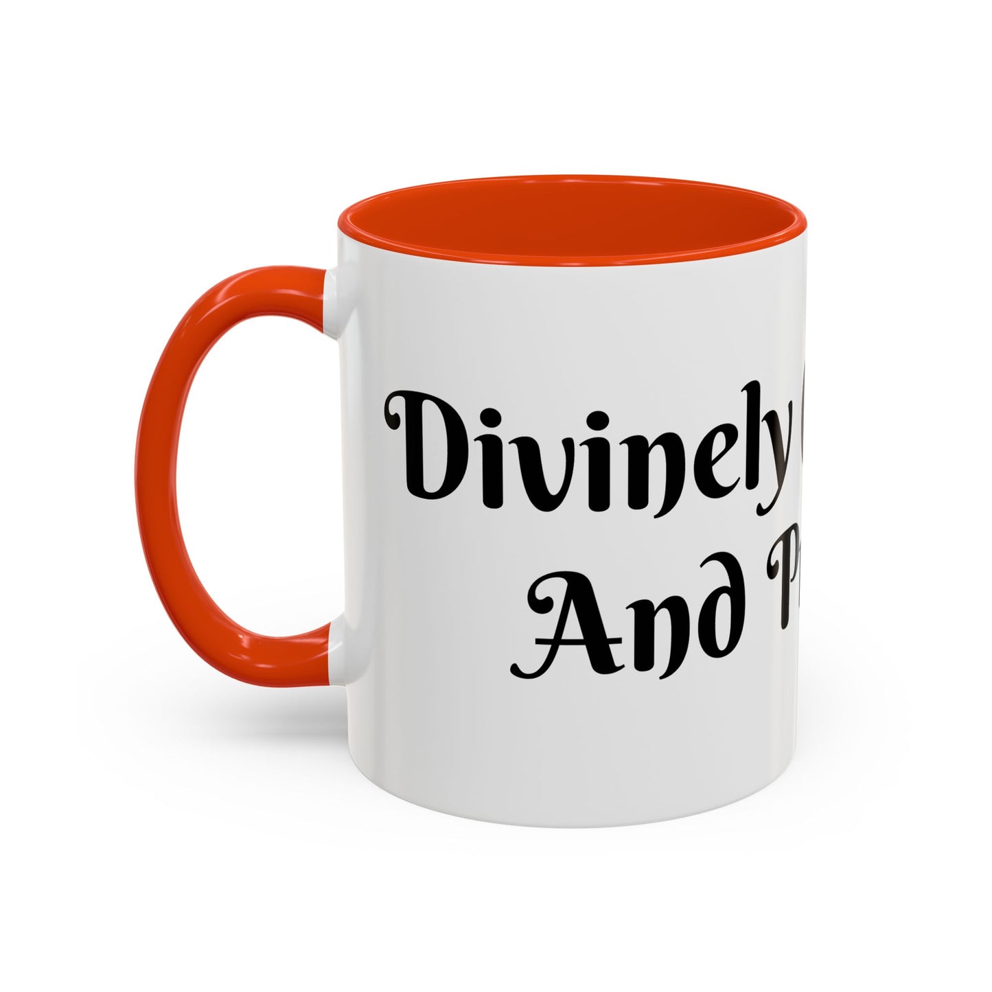 Divinely Caffeinated and Protected Mug Perfect for Coffee Lovers