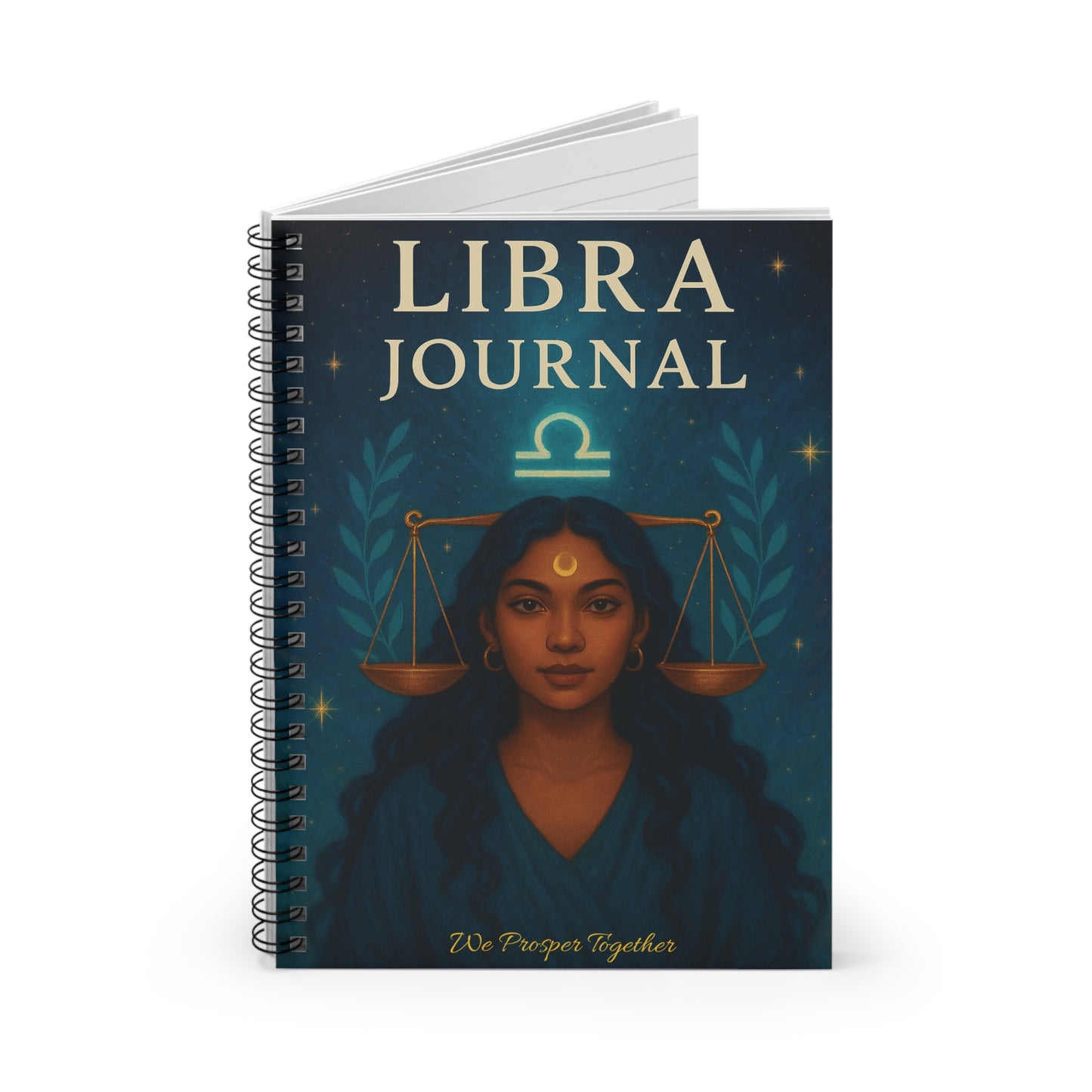 Libra Journal - Spiral Notebook