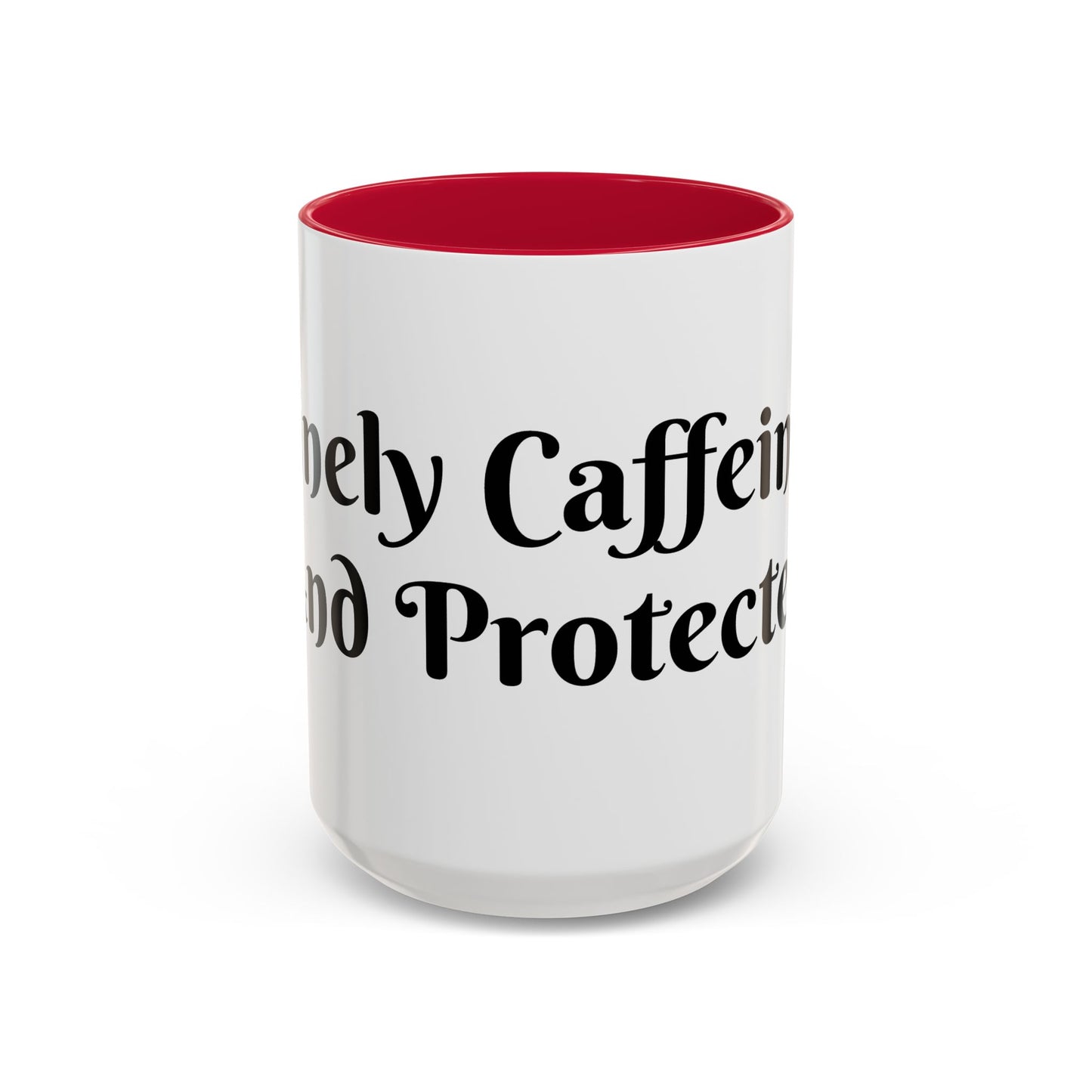 Divinely Caffeinated and Protected Mug Perfect for Coffee Lovers