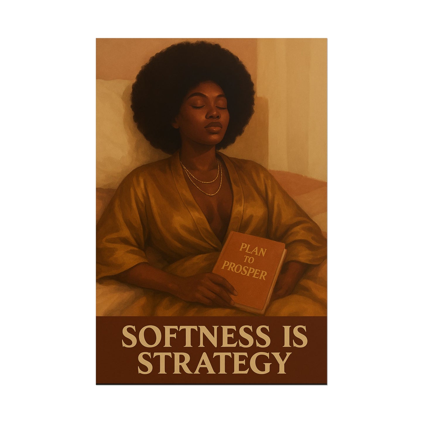 Softness Is Strategy – Rolled Wall Art Poster