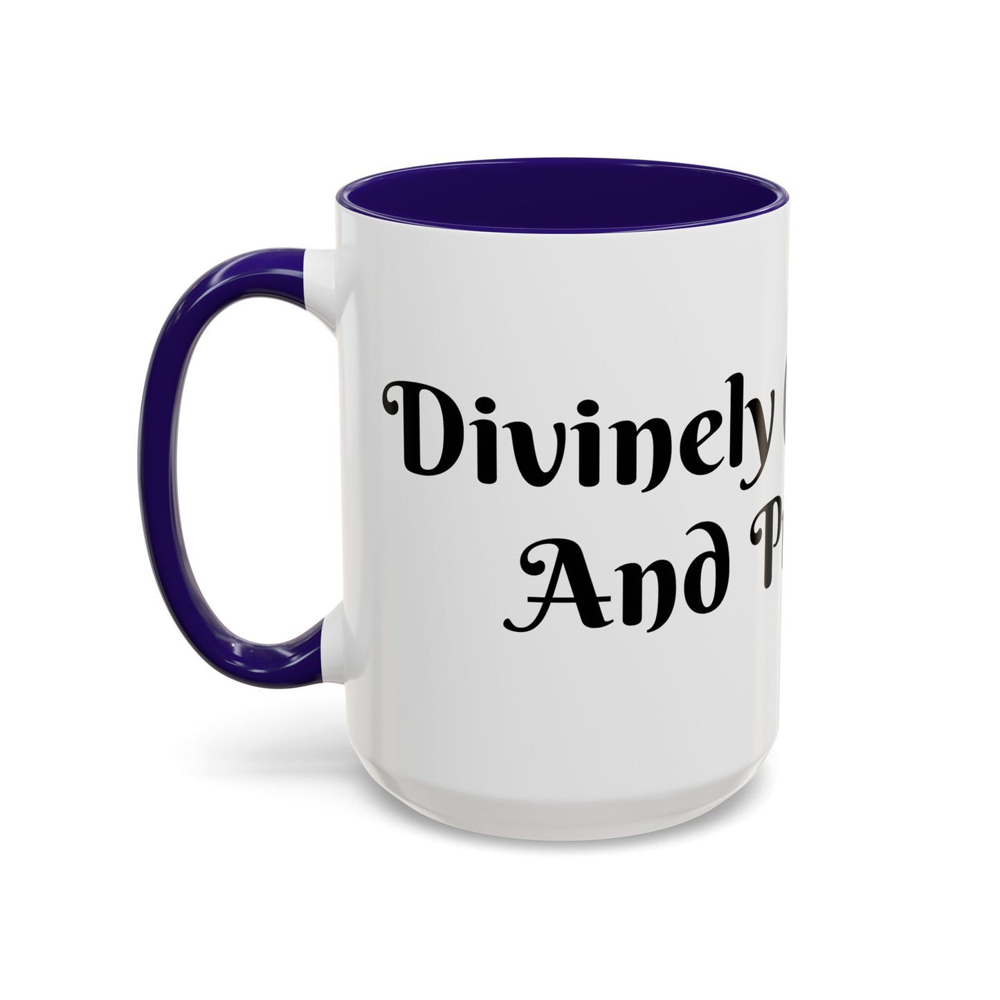 Divinely Caffeinated and Protected Mug Perfect for Coffee Lovers
