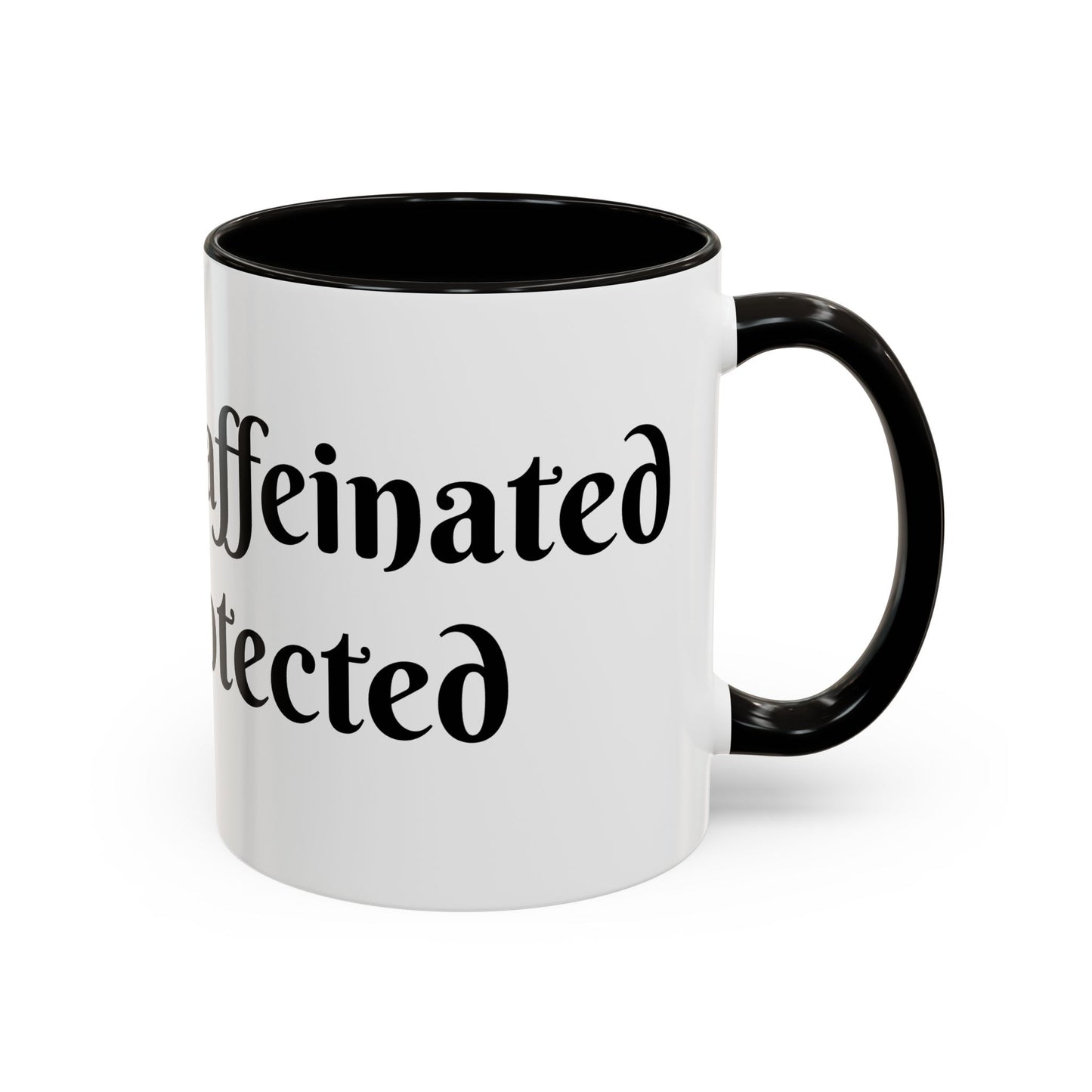 Divinely Caffeinated and Protected Mug Perfect for Coffee Lovers