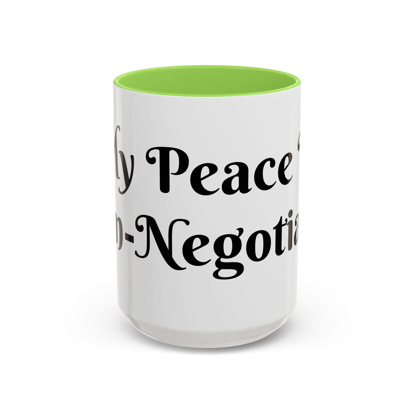 My Peace is Non-Negotiable Mug Perfect for Coffee Lovers