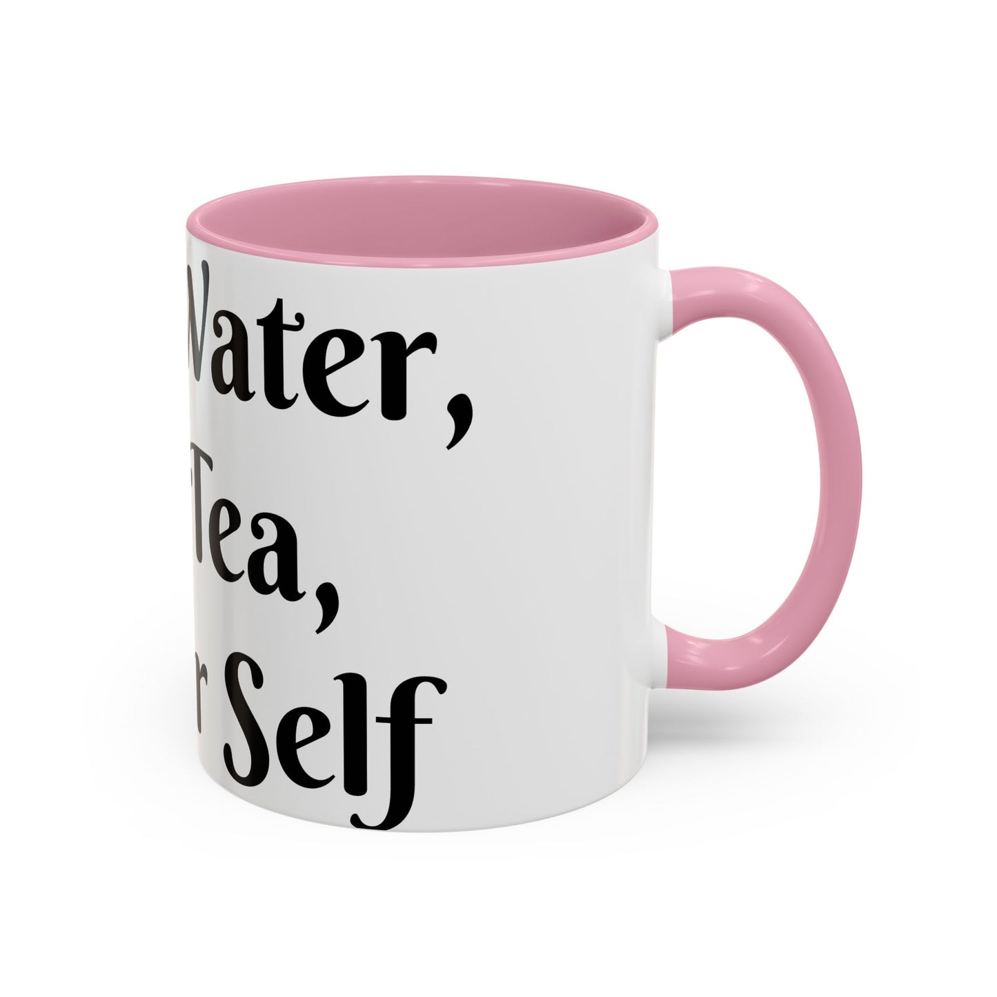 Holy Water, Hot Tea, Higher Self Mug for Hot Beverages, Motivational Coffee Cup, Gift for Self-Care, Relaxation, Daily Affirmations, Home Office Decor
