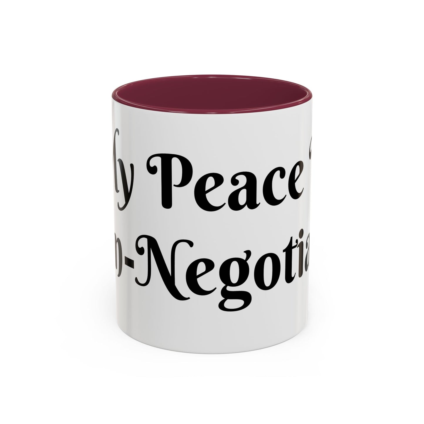 My Peace is Non-Negotiable Mug Perfect for Coffee Lovers