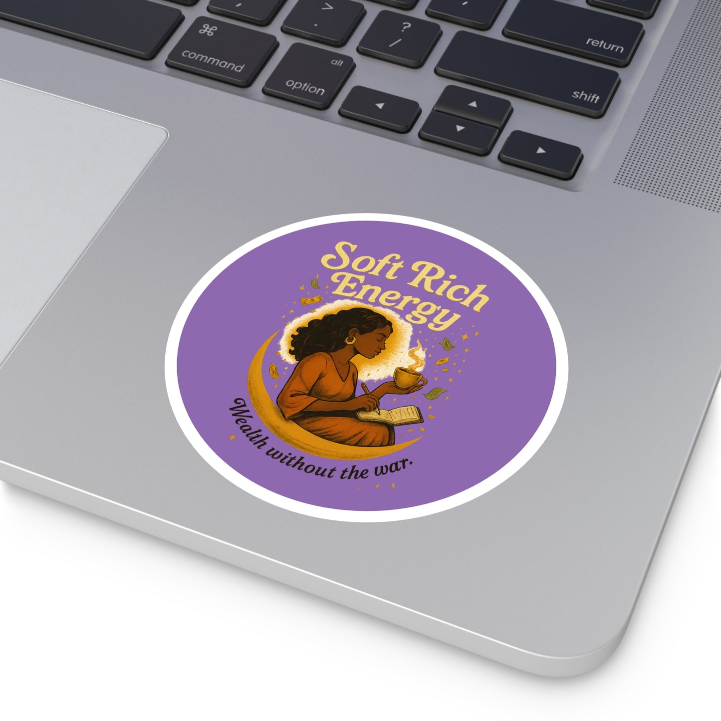 Empowering Soft Rich Energy Stickers, Home Office Decor, Gift for Friends