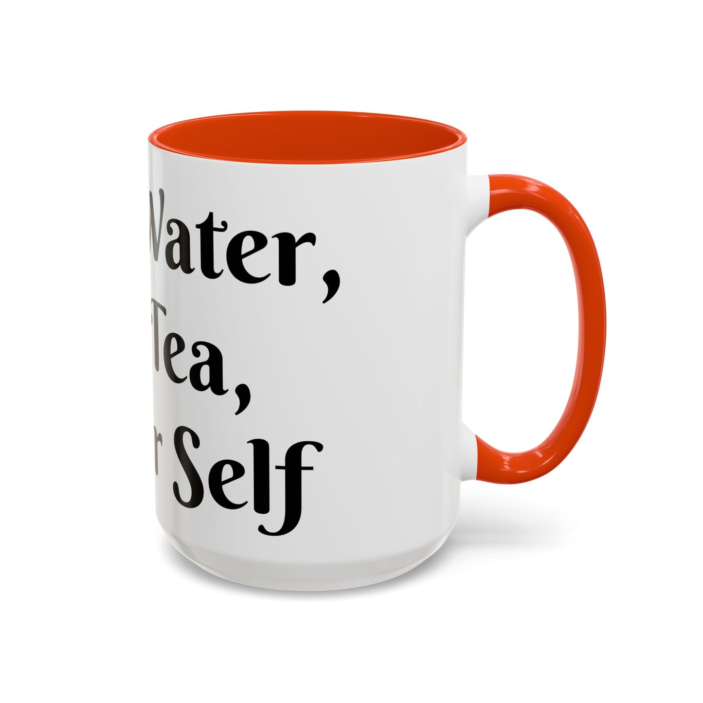 Holy Water, Hot Tea, Higher Self Mug for Hot Beverages, Motivational Coffee Cup, Gift for Self-Care, Relaxation, Daily Affirmations, Home Office Decor