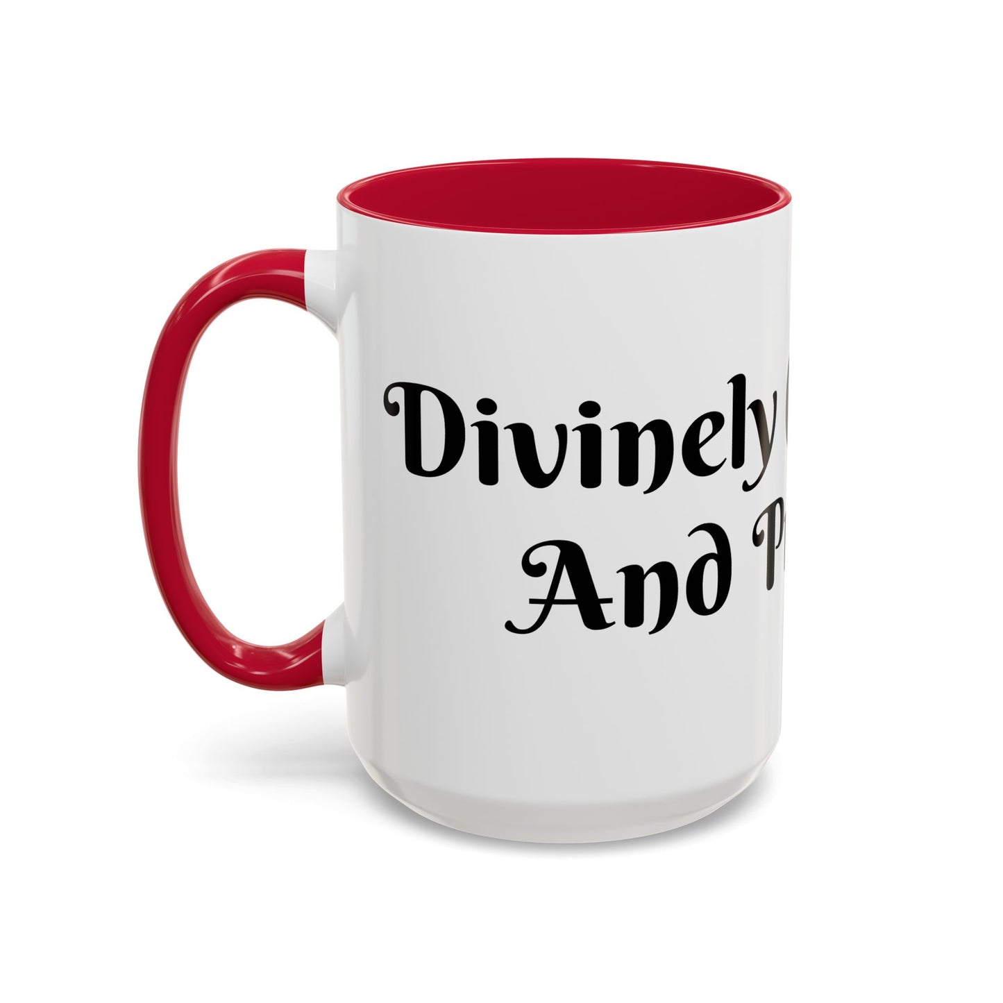 Divinely Caffeinated and Protected Mug Perfect for Coffee Lovers