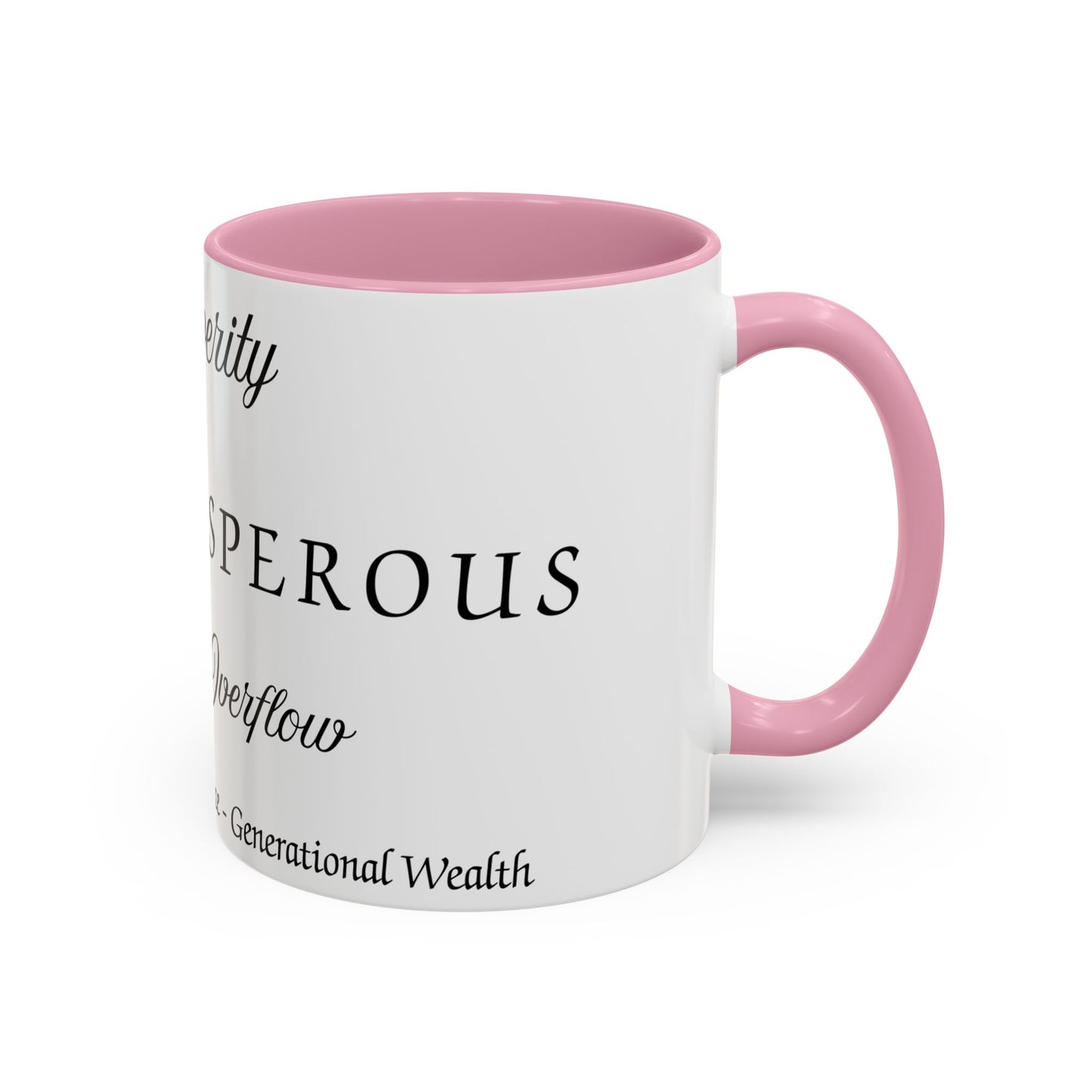 Prosperity Intention Mug Affirmation For Prosperity