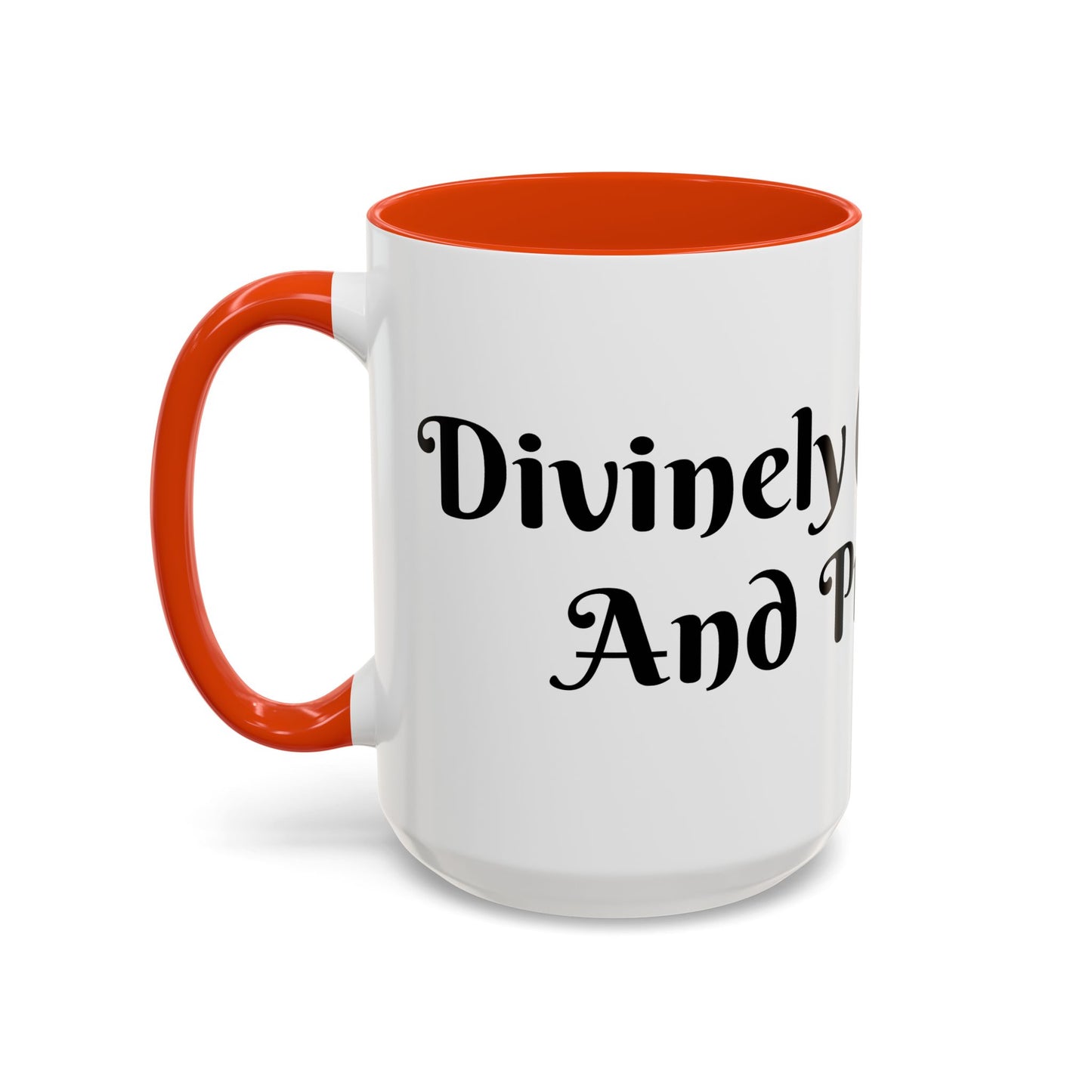Divinely Caffeinated and Protected Mug Perfect for Coffee Lovers