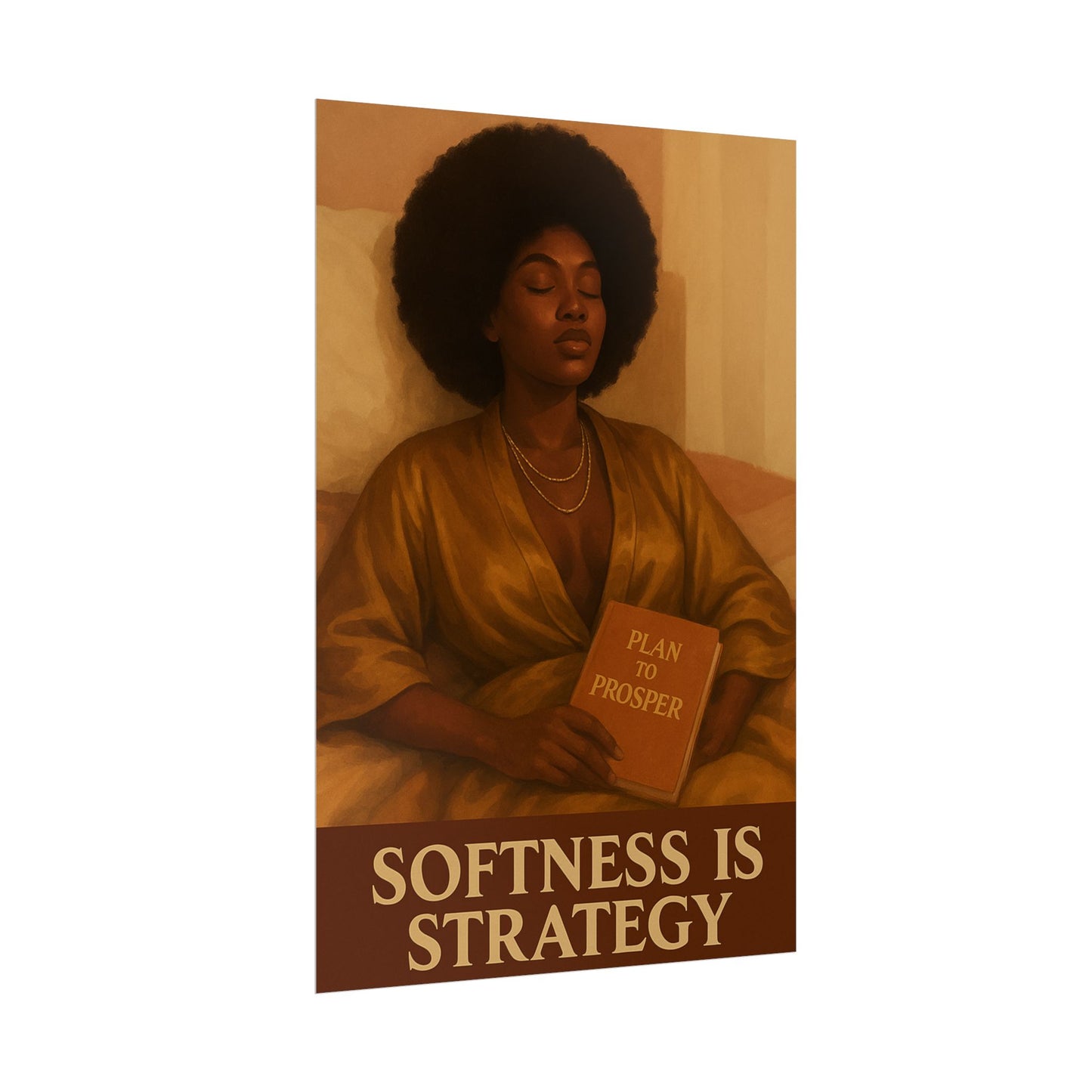 Softness Is Strategy – Rolled Wall Art Poster