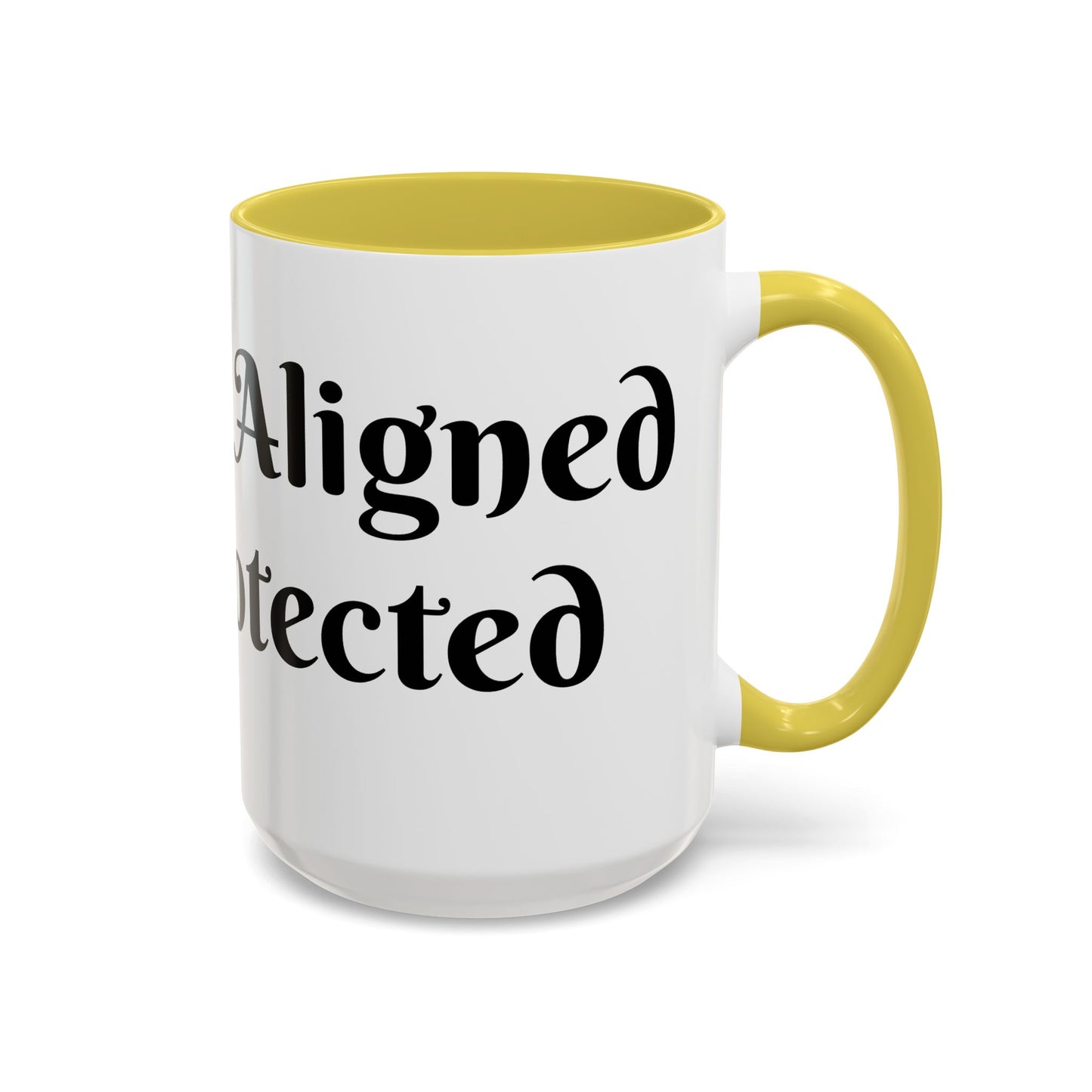 Divinely Aligned and Protected Mug Perfect for Coffee Lovers