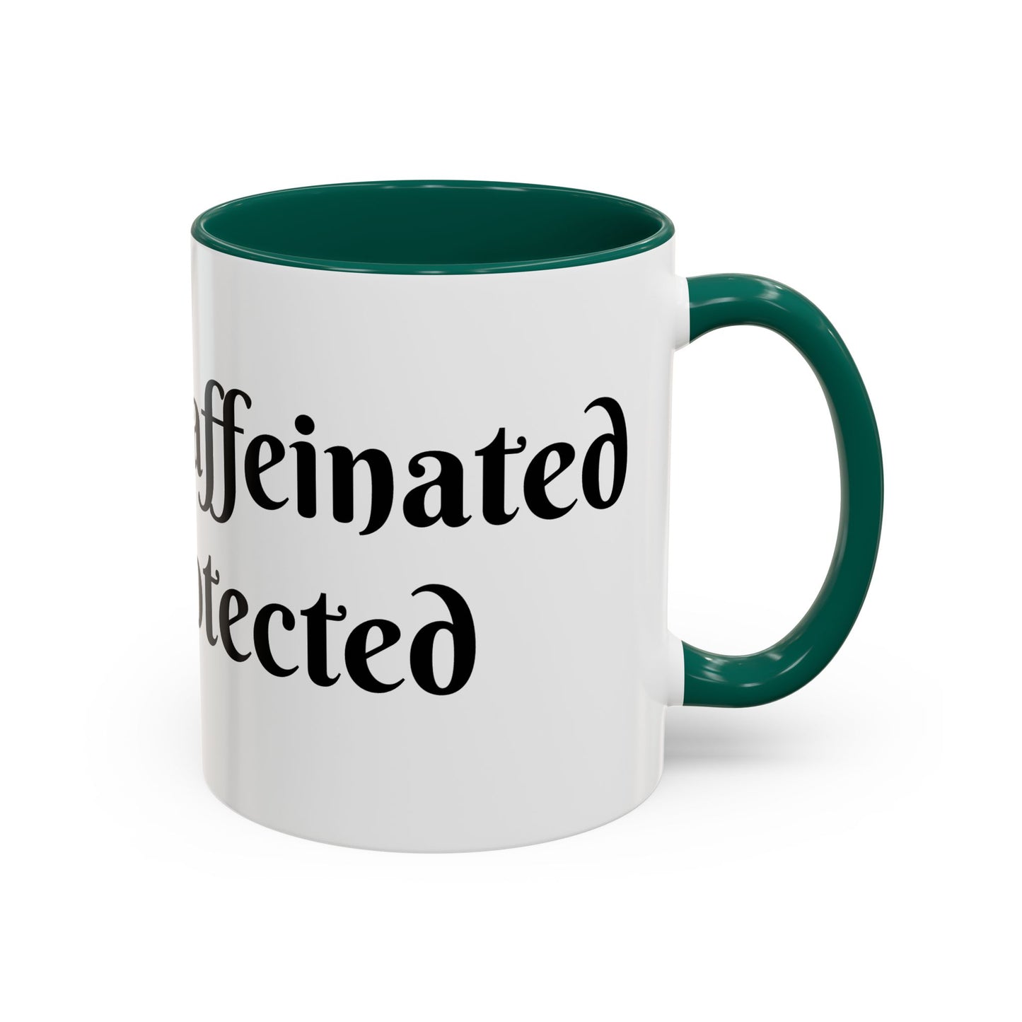 Divinely Caffeinated and Protected Mug Perfect for Coffee Lovers