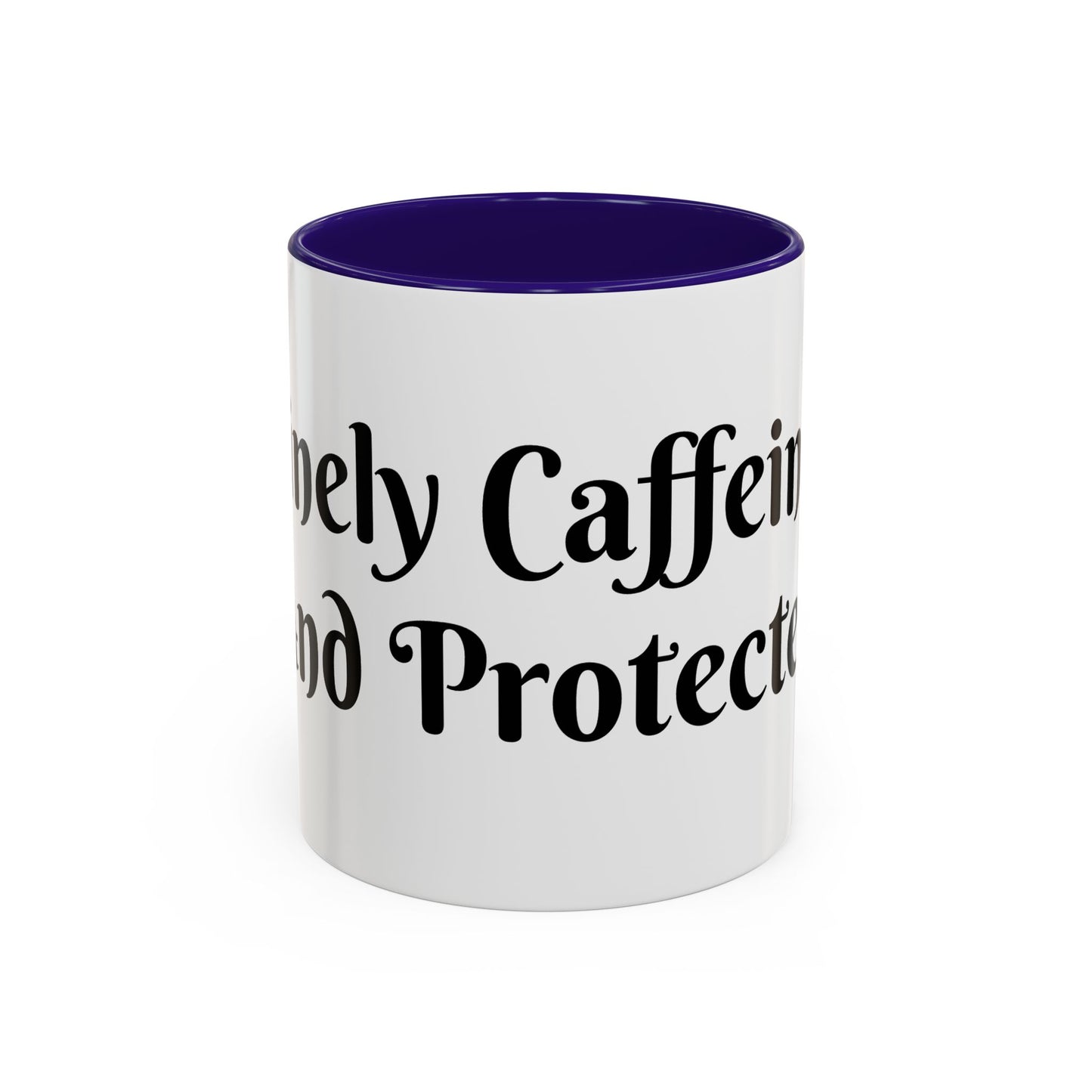 Divinely Caffeinated and Protected Mug Perfect for Coffee Lovers